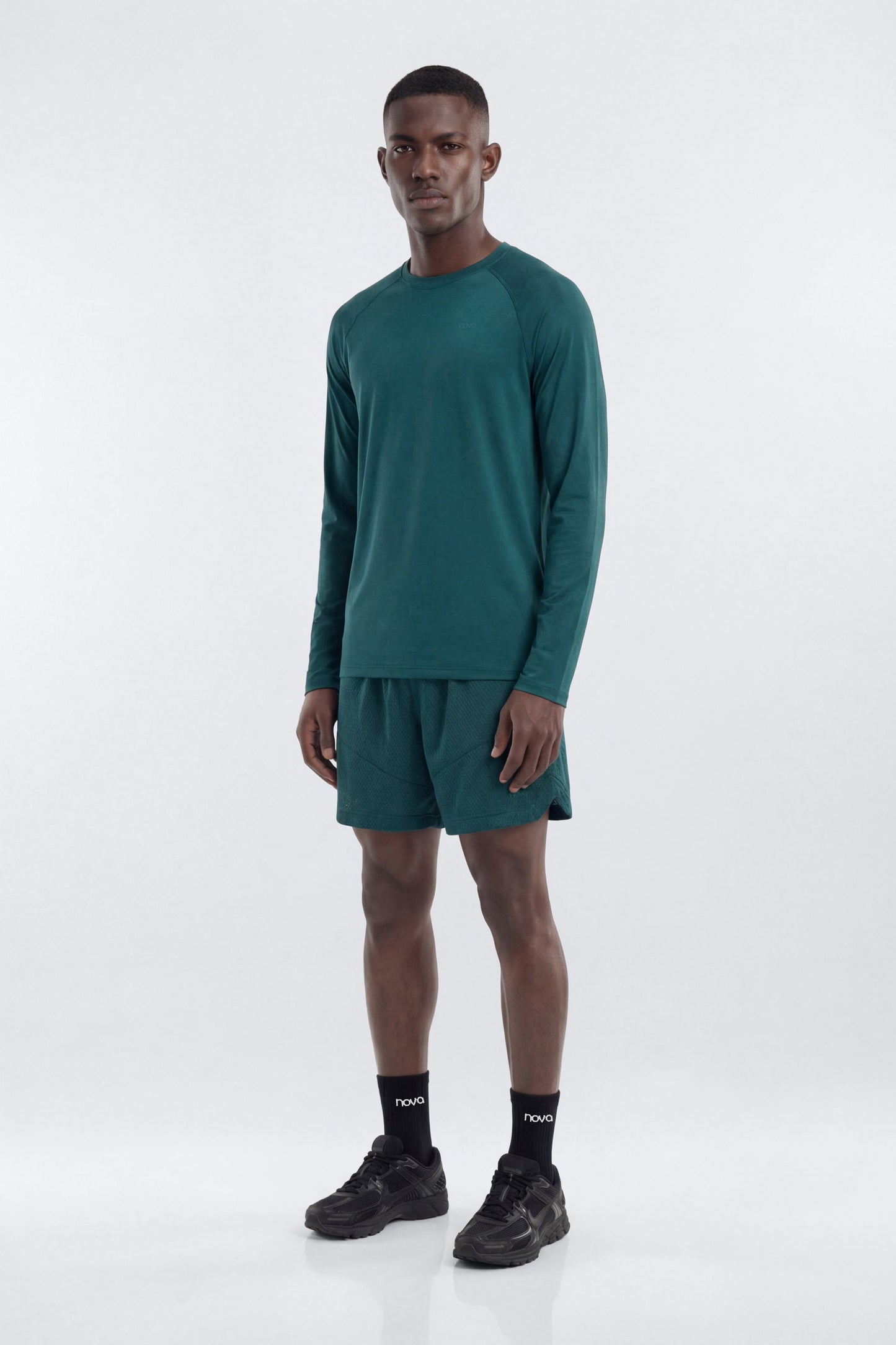 HexTech™ Long Sleeve Active Top - Hunter Green Fashion Nova