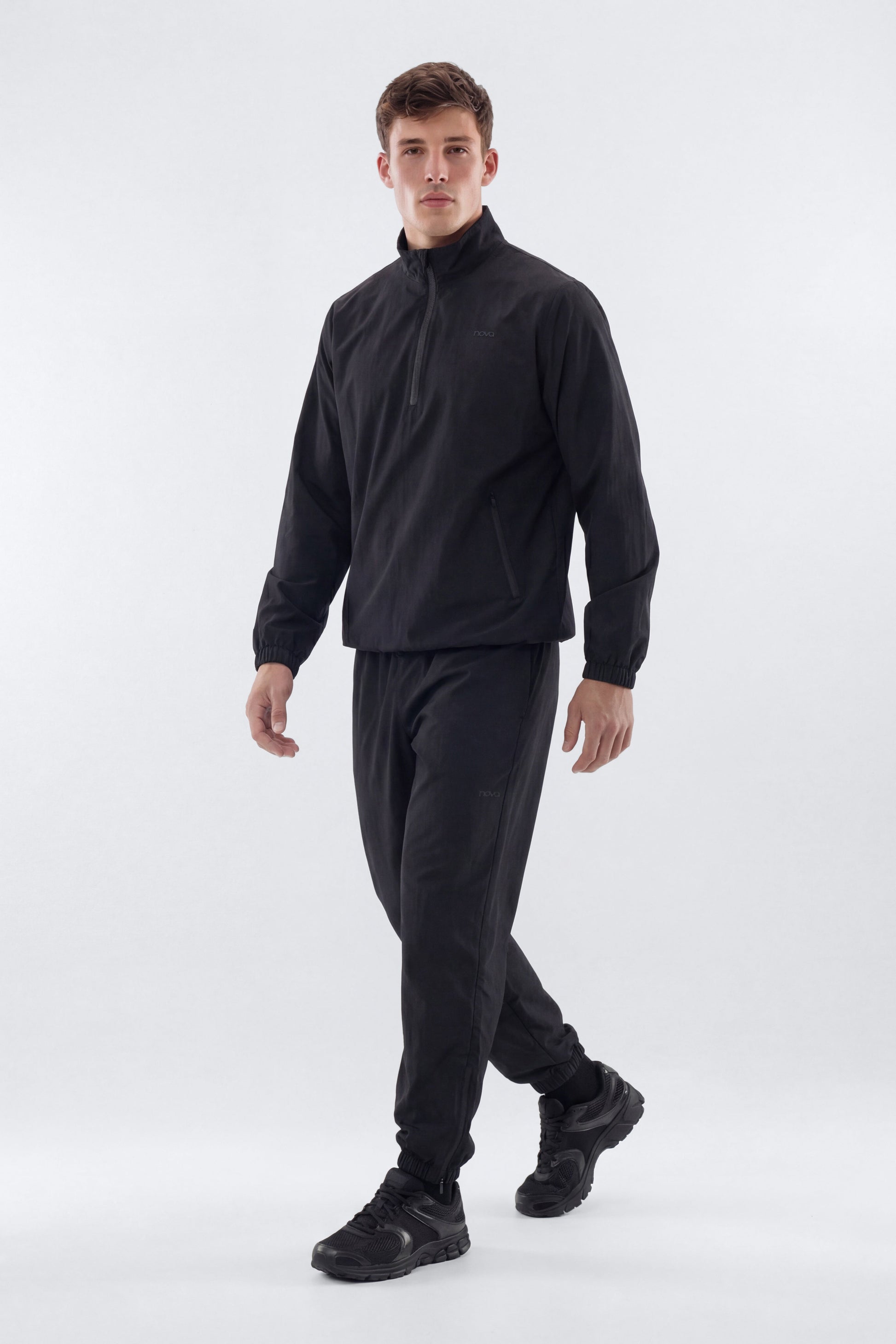 CoreNylon 32″ Track Pant - Black Fashion Nova