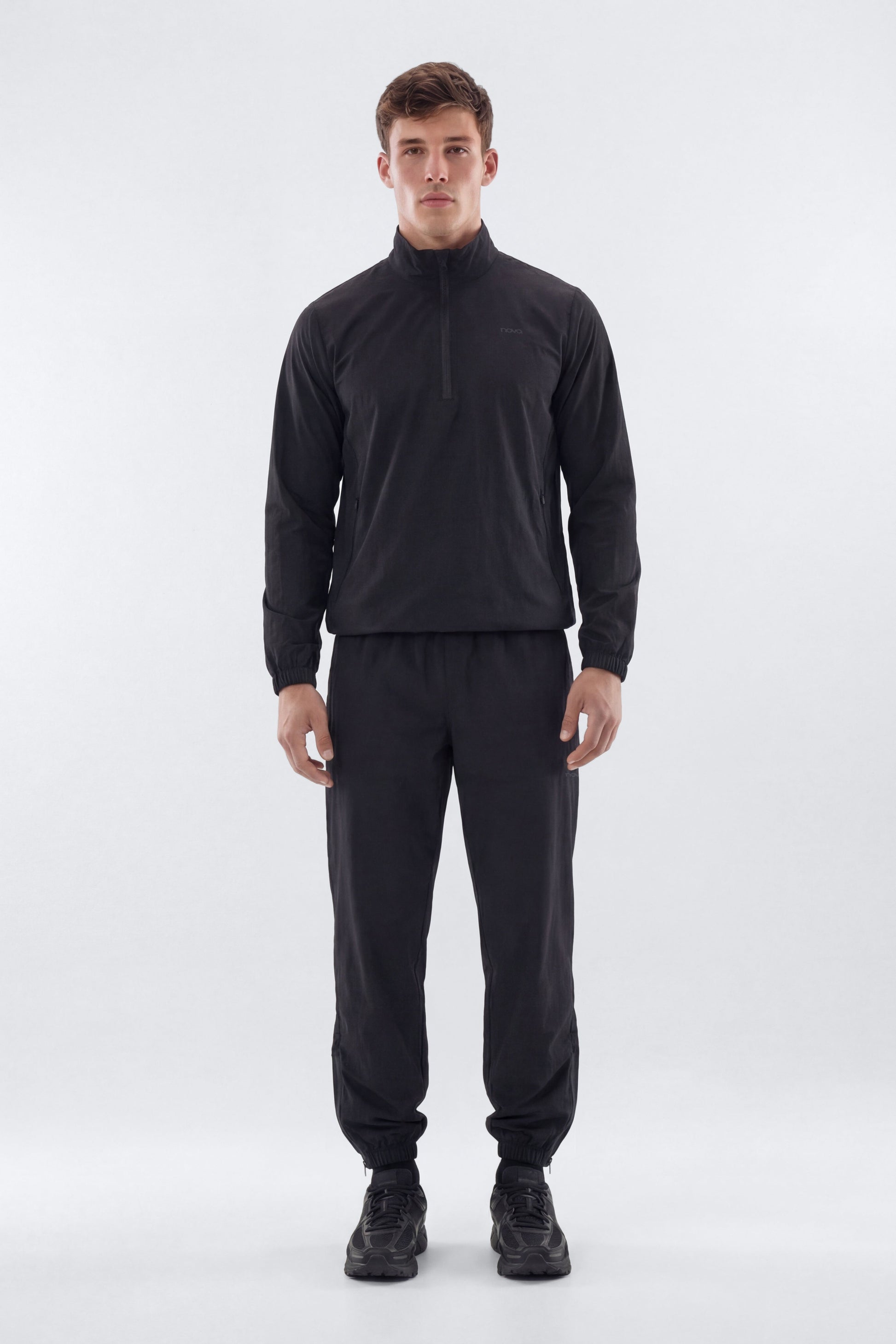 CoreNylon 32″ Track Pant - Black Fashion Nova