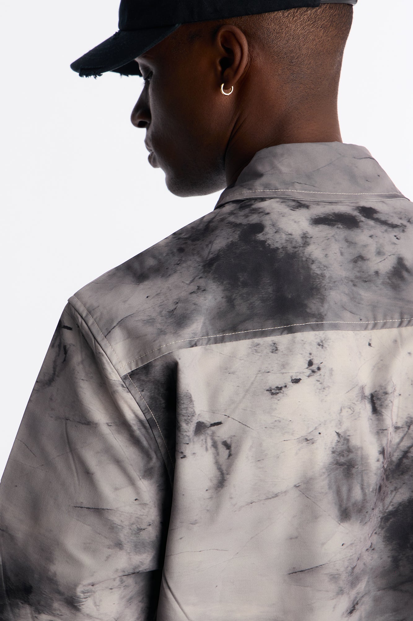Smokey Zip Polo - Grey Fashion Nova