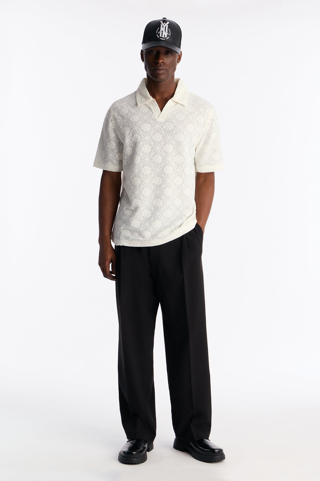 Festival Era Johnny Collar Shirt - Off White Fashion Nova