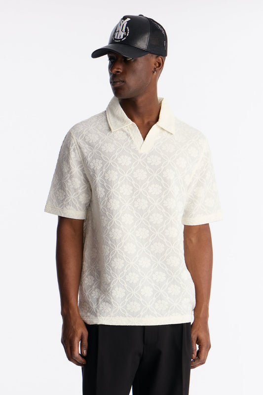 Festival Era Johnny Collar Shirt - Off White Fashion Nova