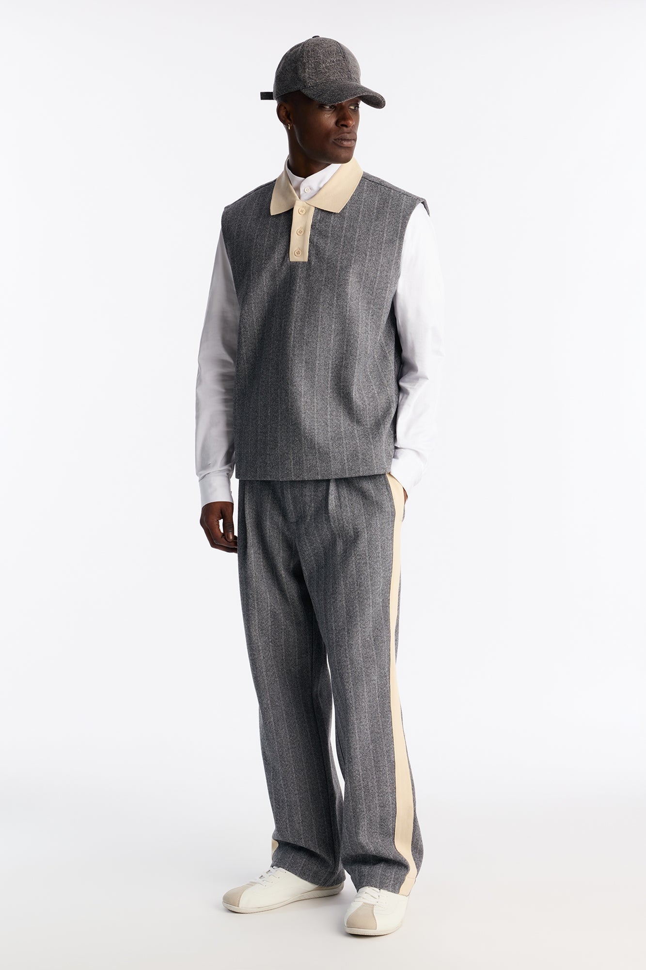 Straight Doheny Pleated Trouser - Grey Fashion Nova