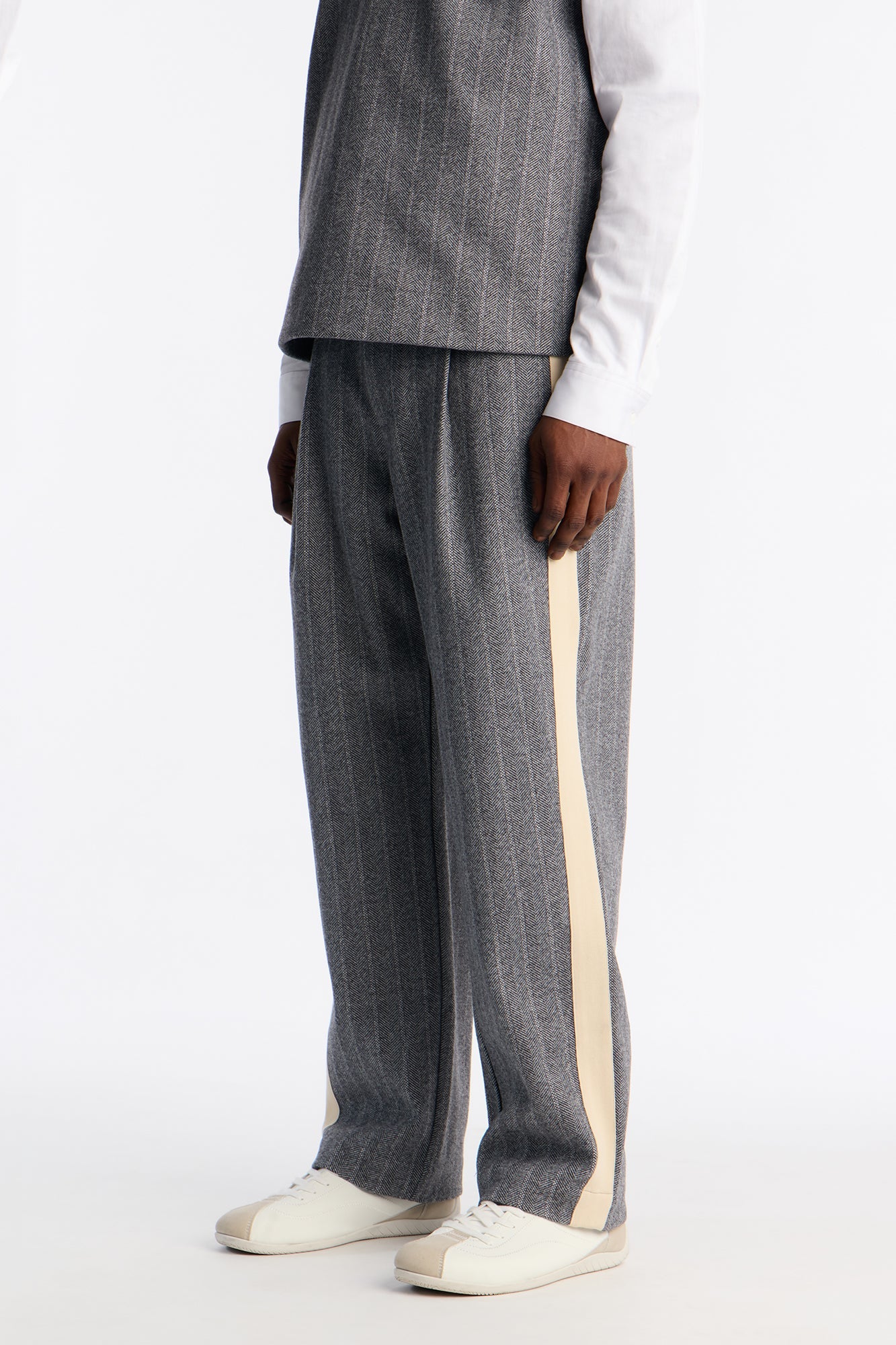 Straight Doheny Pleated Trouser - Grey Fashion Nova