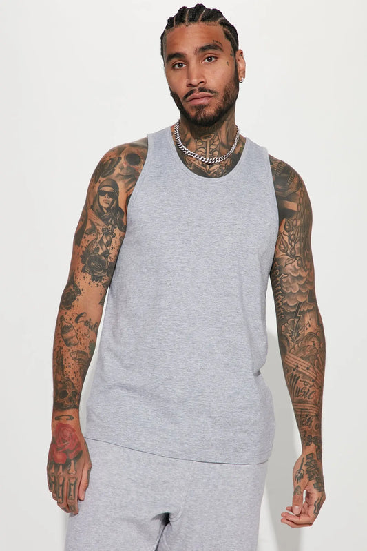 Essential Tank Top - Grey Fashion Nova