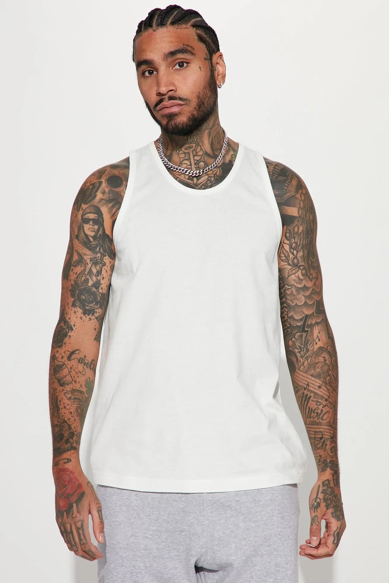 Essential Tank Top - White Fashion Nova