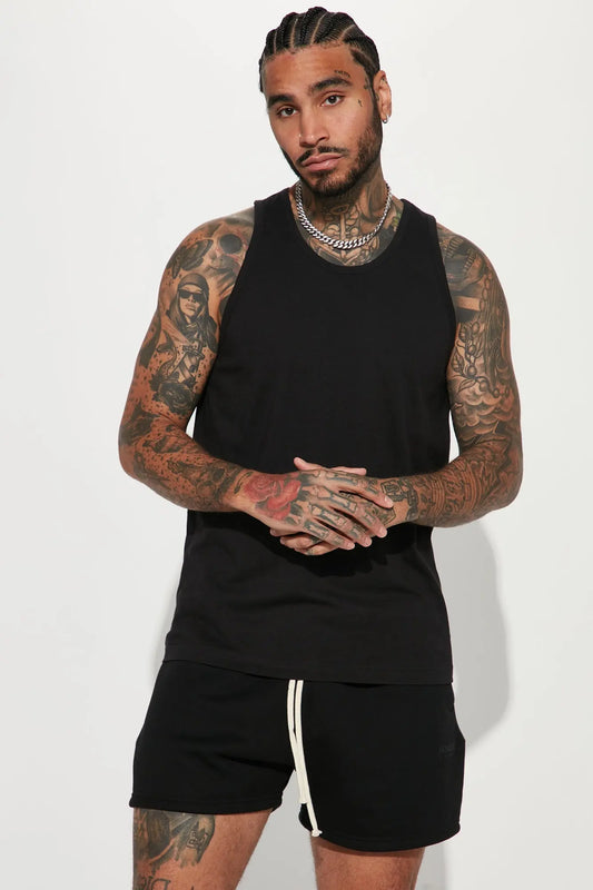Essential Tank Top - Black Fashion Nova