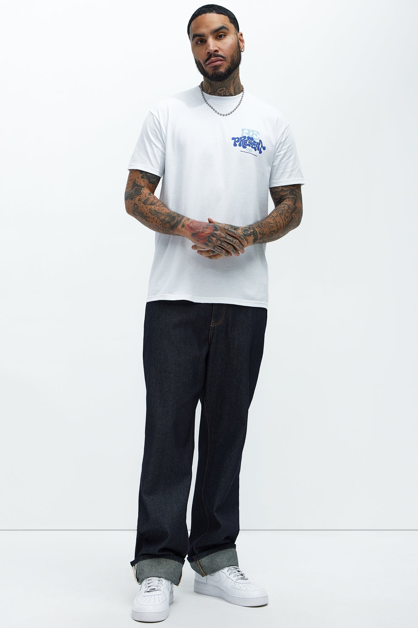 Past Present Future Short Sleeve Tee - White Fashion Nova