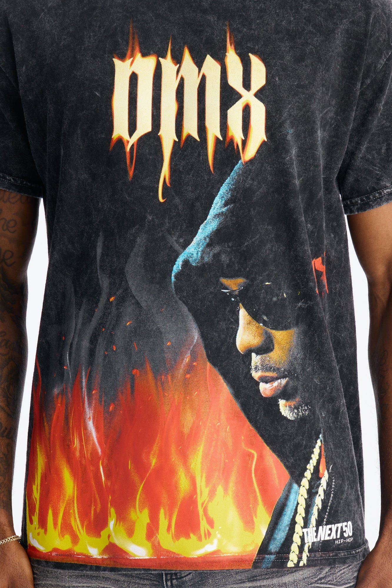 DMX On Fire Short Sleeve Tee - Black Fashion Nova