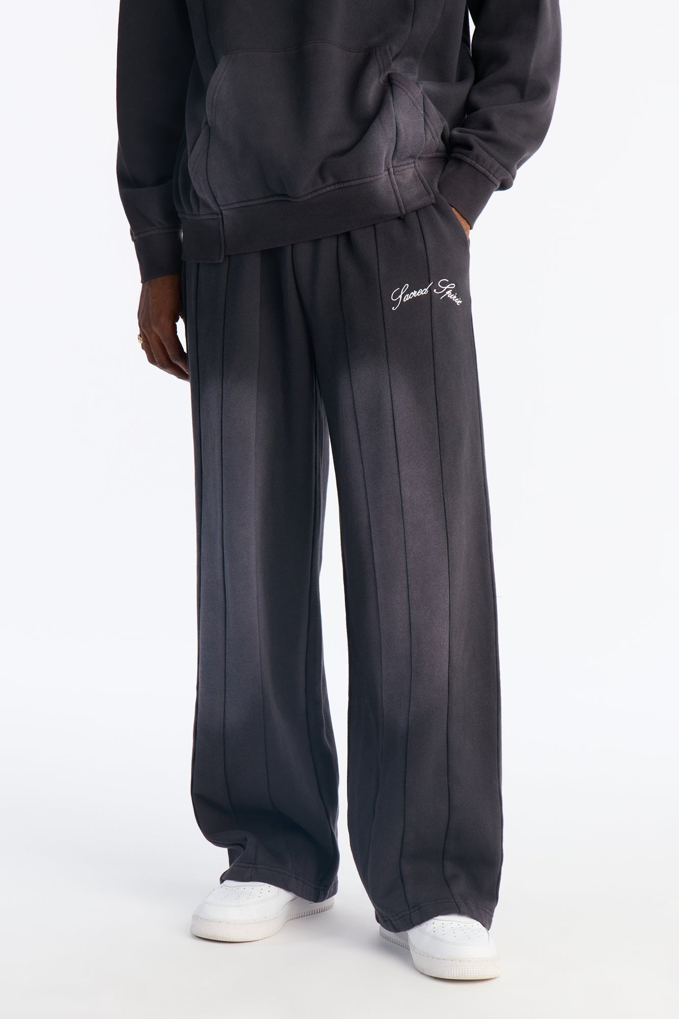 Sacred Spirit Washed Sweatpants - Black Wash Fashion Nova