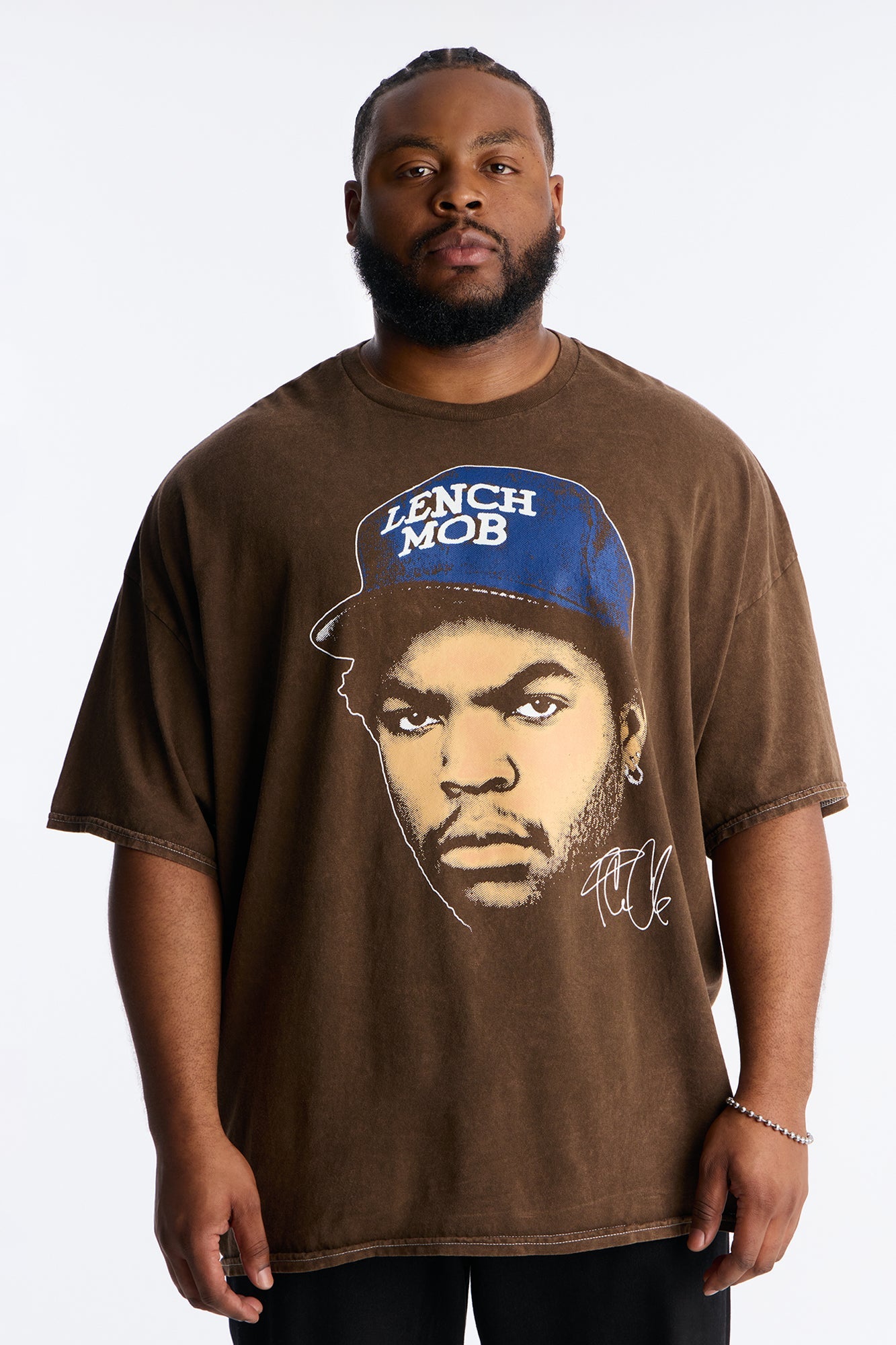 Ice Cube Legend Short Sleeve Tee - Brown Fashion Nova