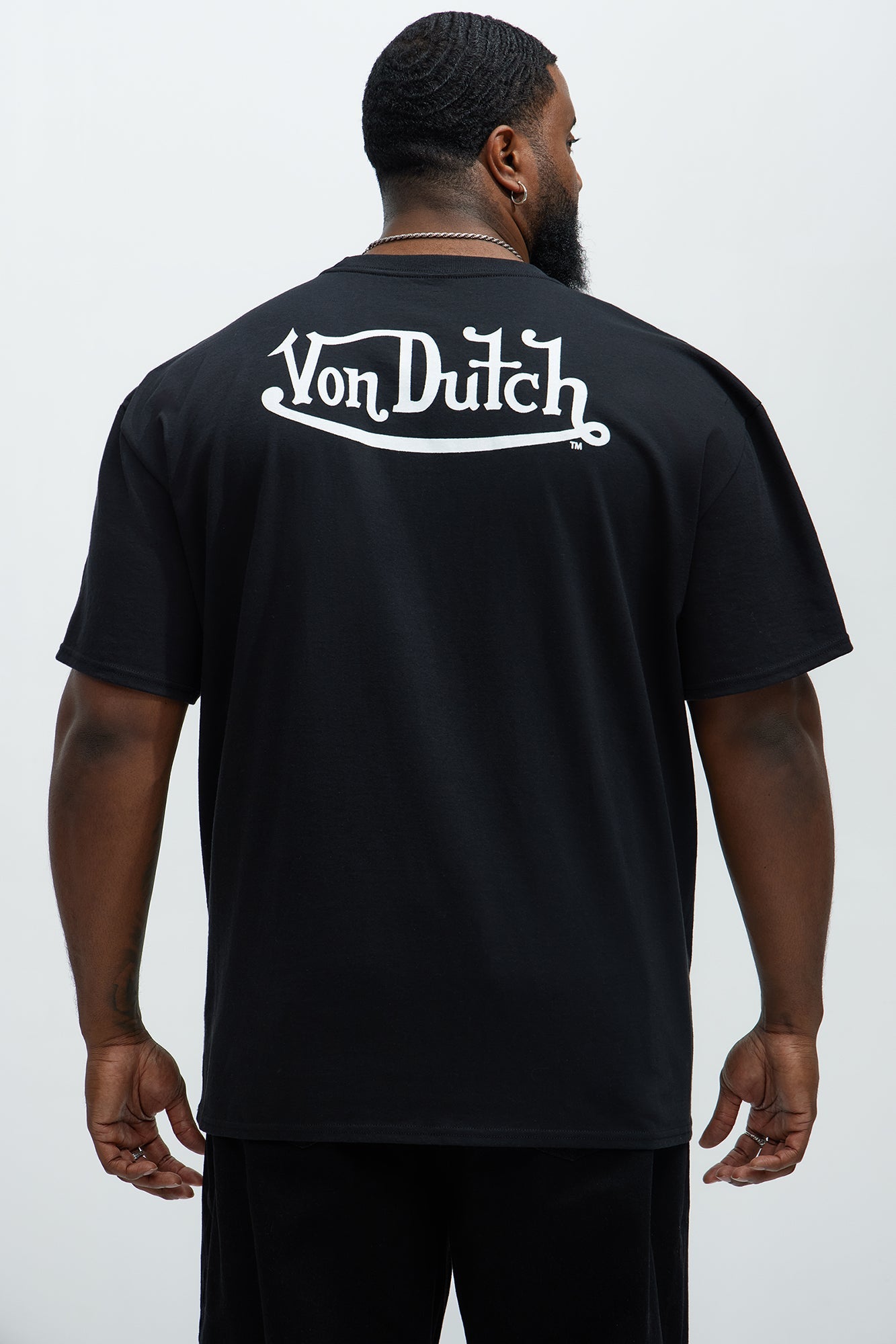 Von Dutch Flying Eyeball Short Sleeve Tee - Black Fashion Nova