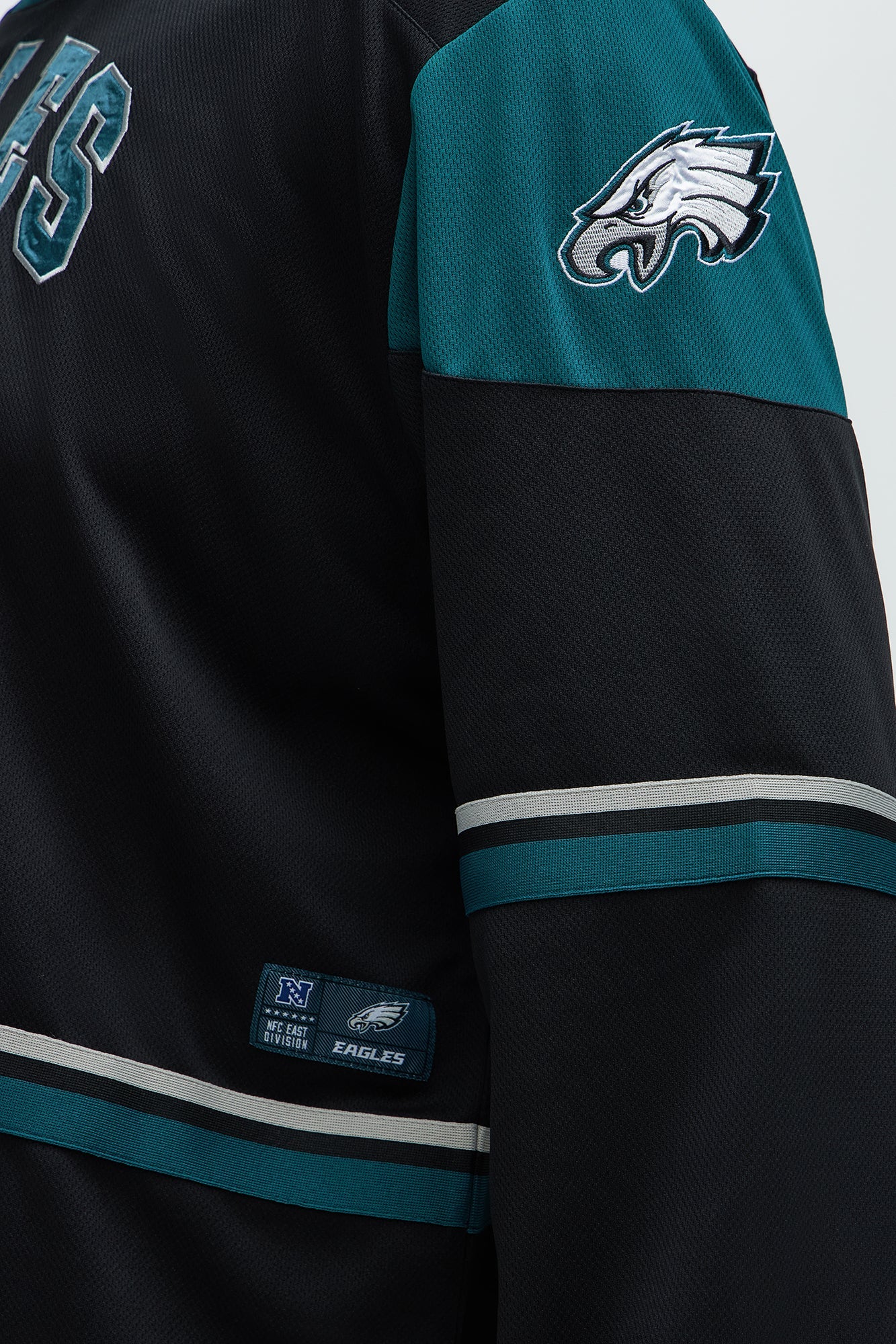 Eagles Hat Trick Hockey Top - Black/Green Fashion Nova