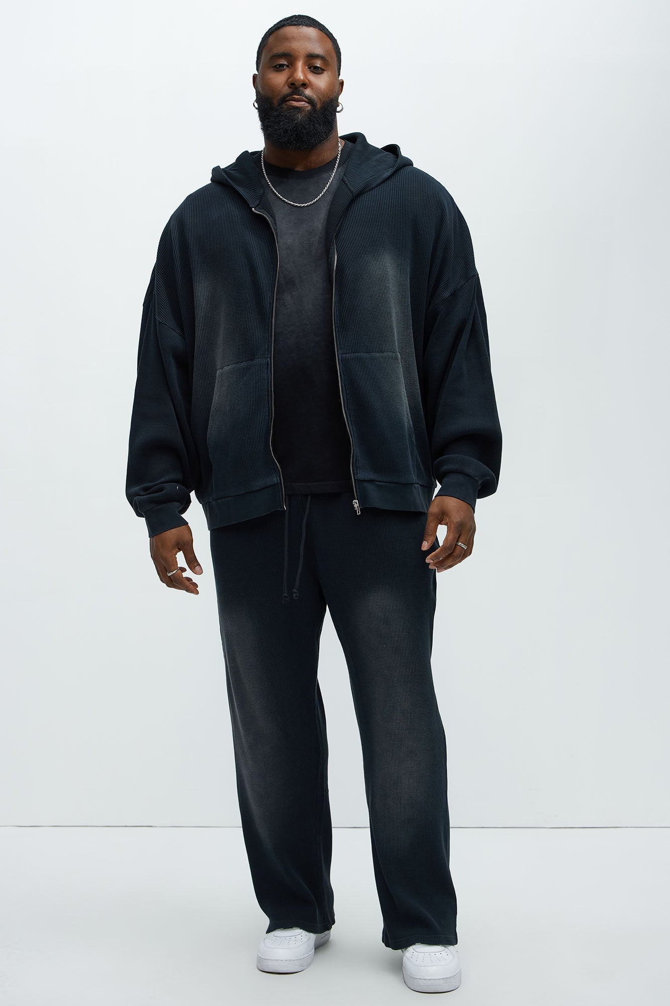 Modern Wash Zip Up Hoodie - Black Fashion Nova