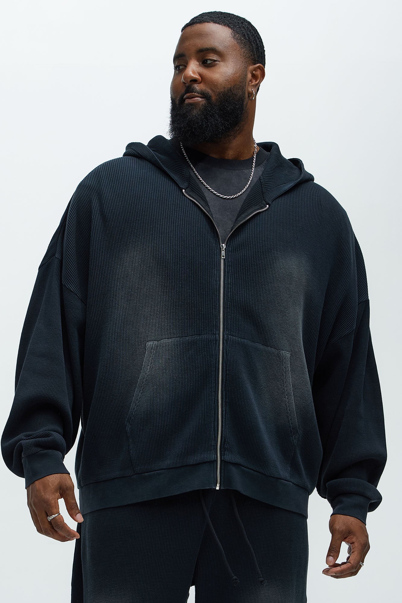 Modern Wash Zip Up Hoodie - Black Fashion Nova
