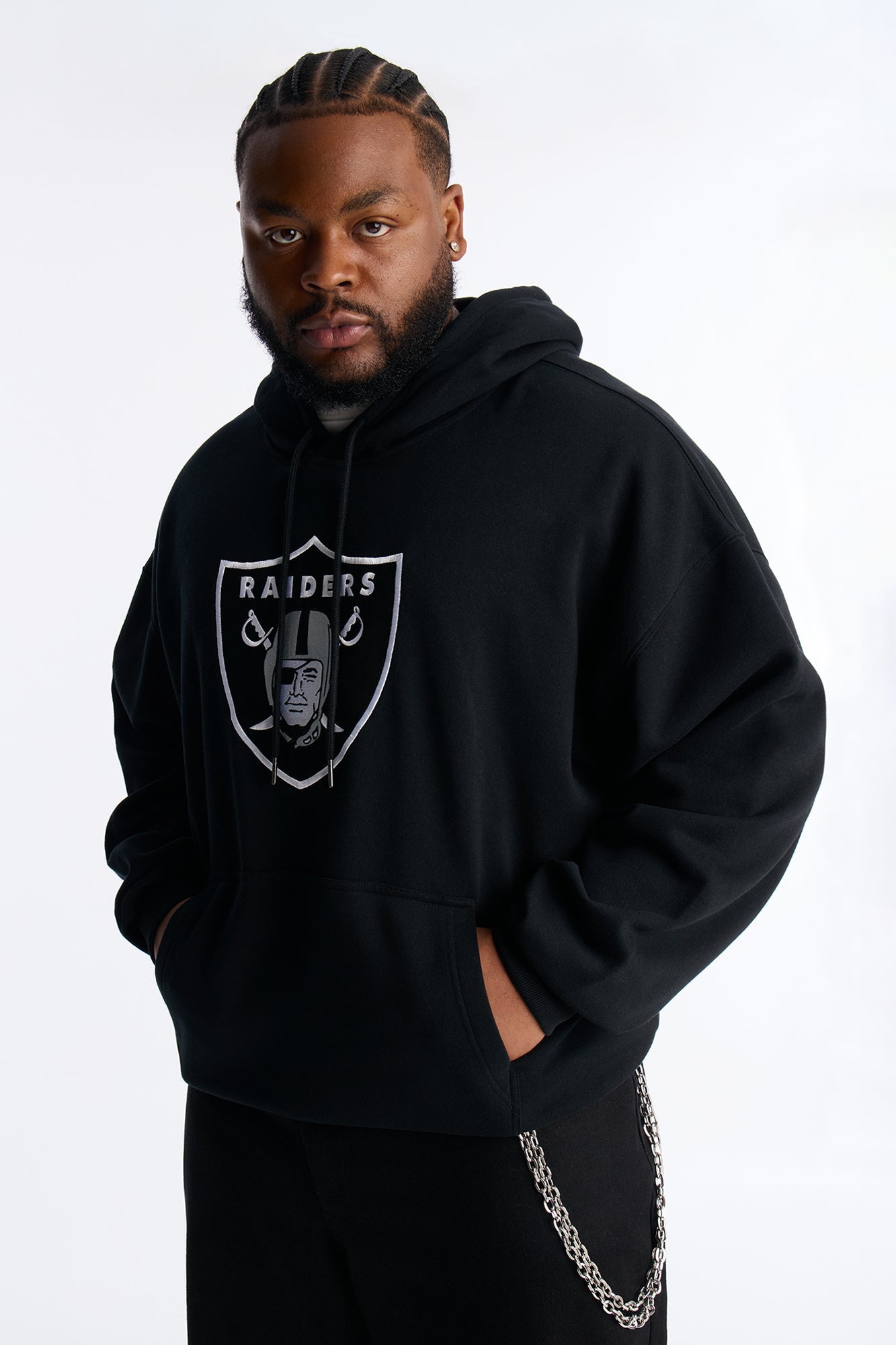 Raiders Original English Hoodie - Black Fashion Nova