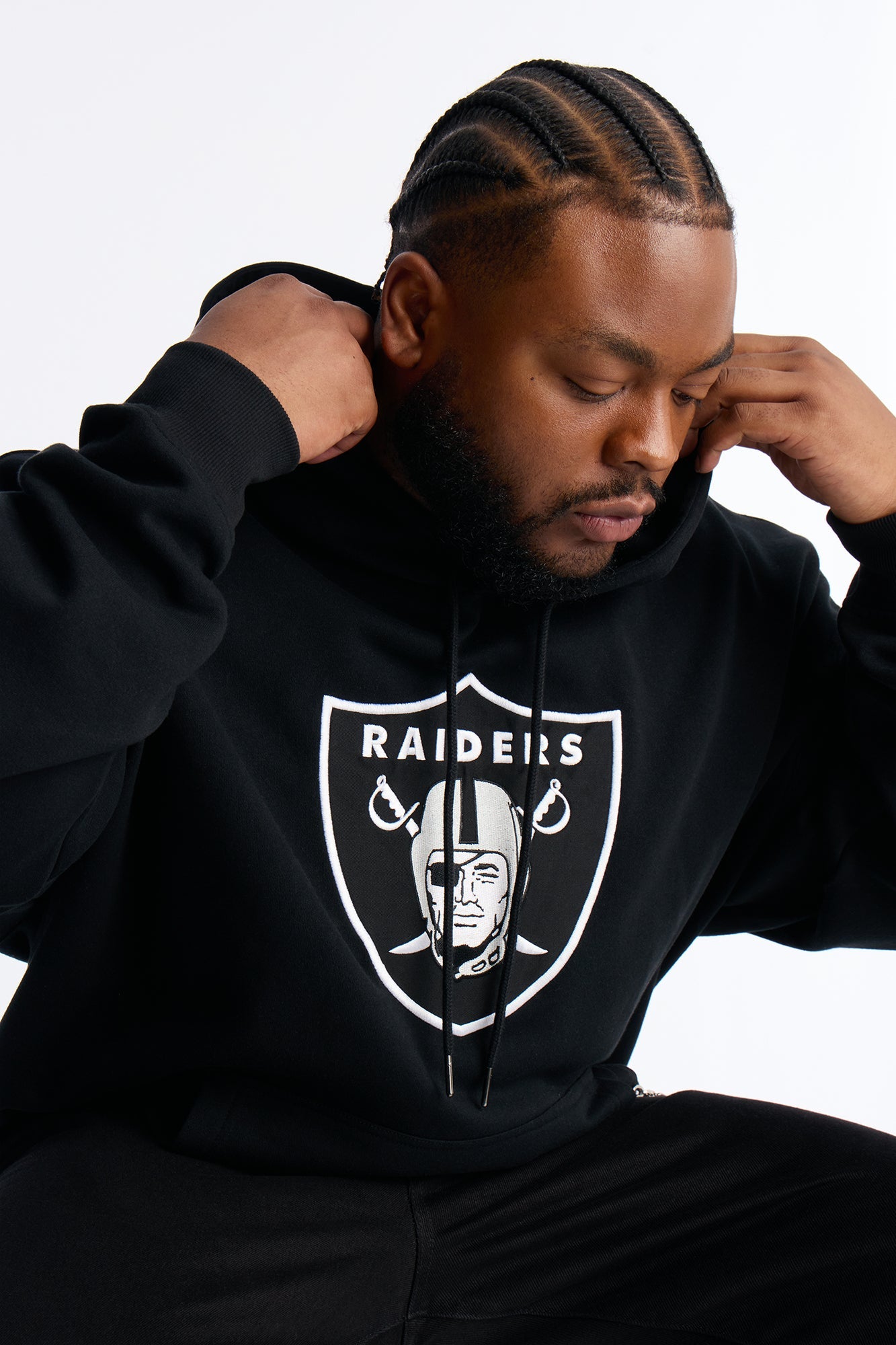 Raiders Original English Hoodie - Black Fashion Nova