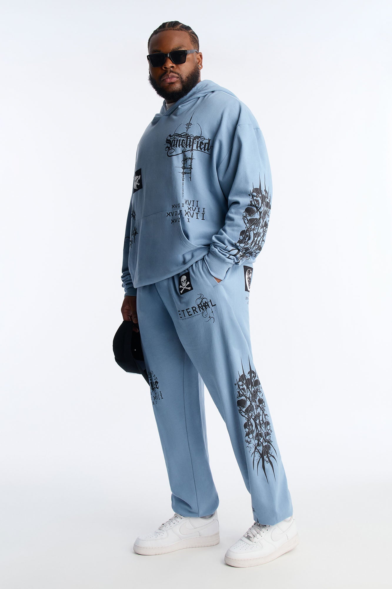 Sacred Energy Hoodie - Blue Fashion Nova