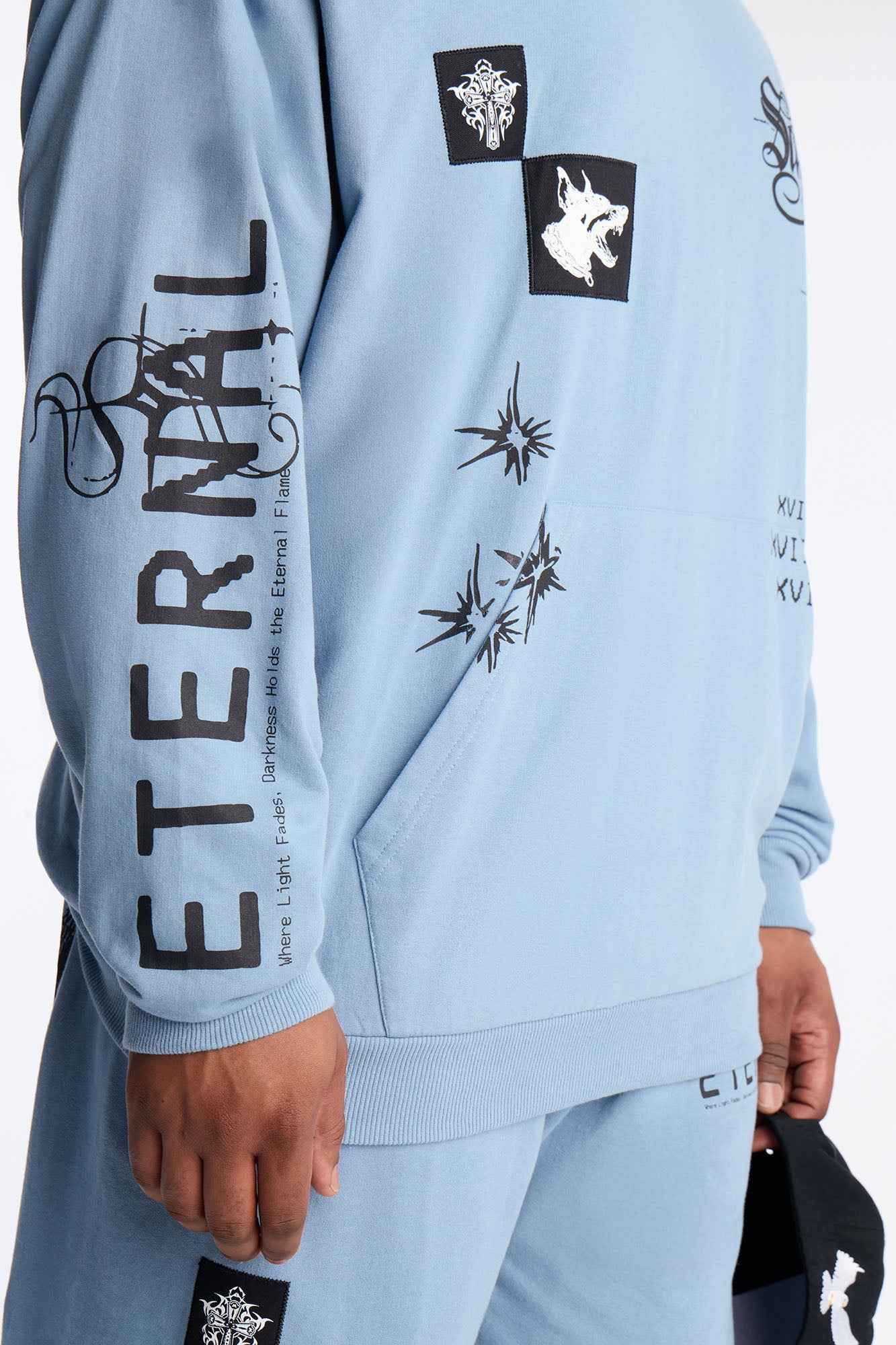 Sacred Energy Hoodie - Blue Fashion Nova