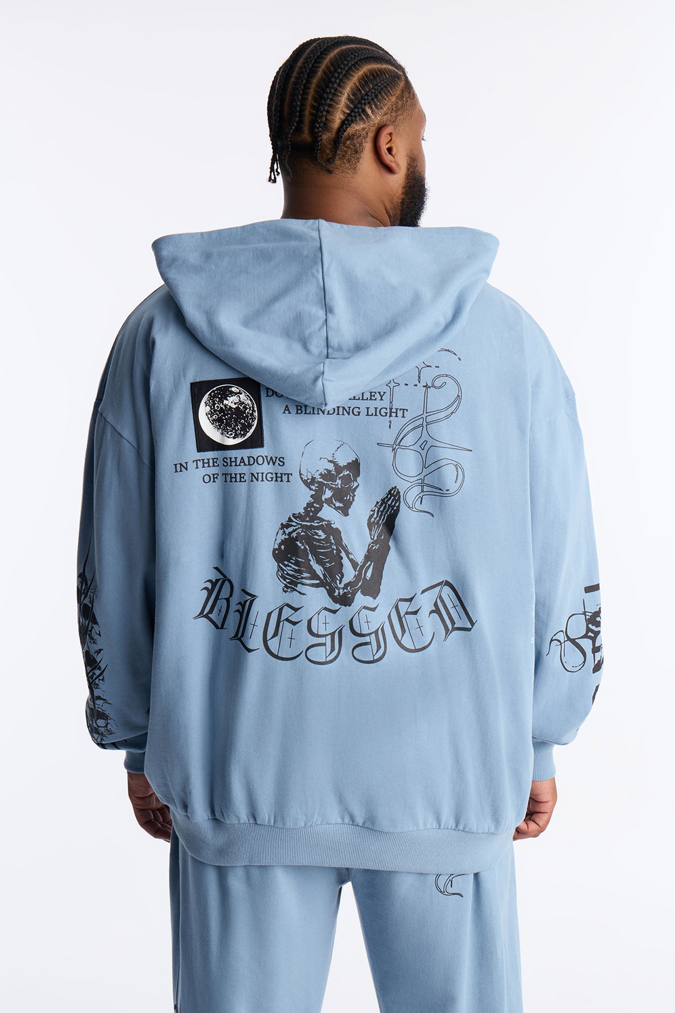 Sacred Energy Hoodie - Blue Fashion Nova
