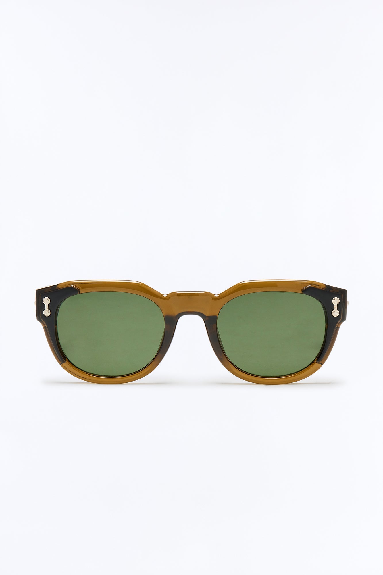 Upscale Round Sunglasses - Olive Fashion Nova