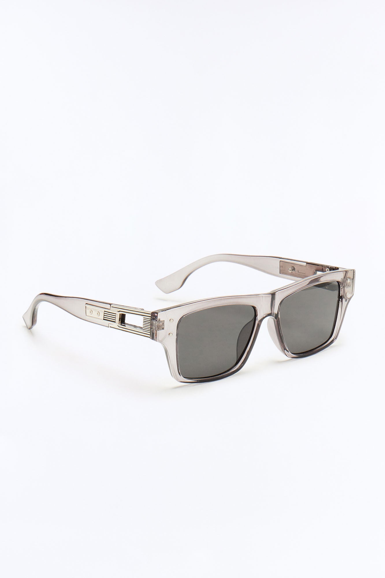 Prestige Wayfarer Sunglasses - Light Grey Fashion Nova