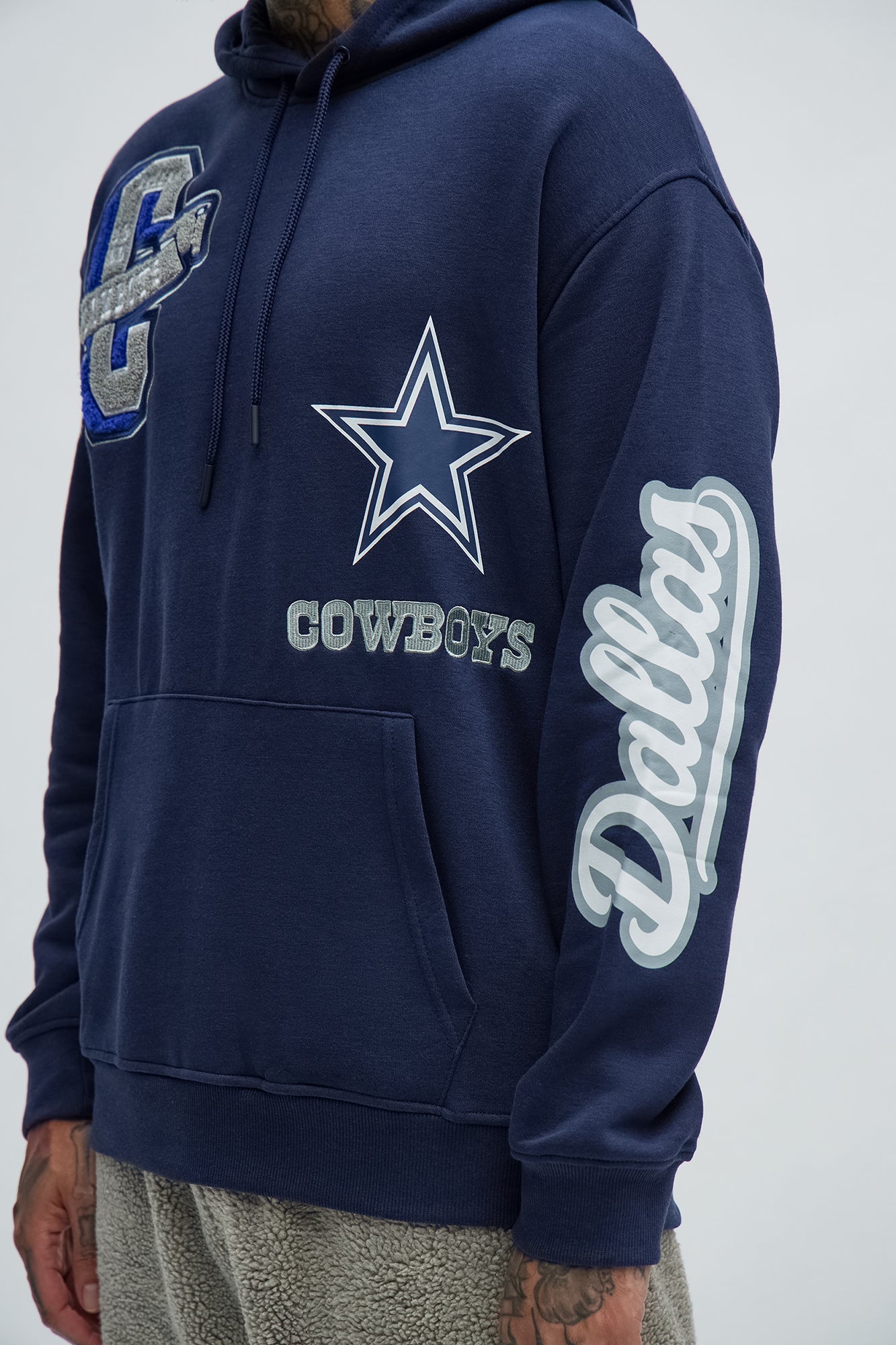 Cowboys Campus Hoodie - Navy Fashion Nova