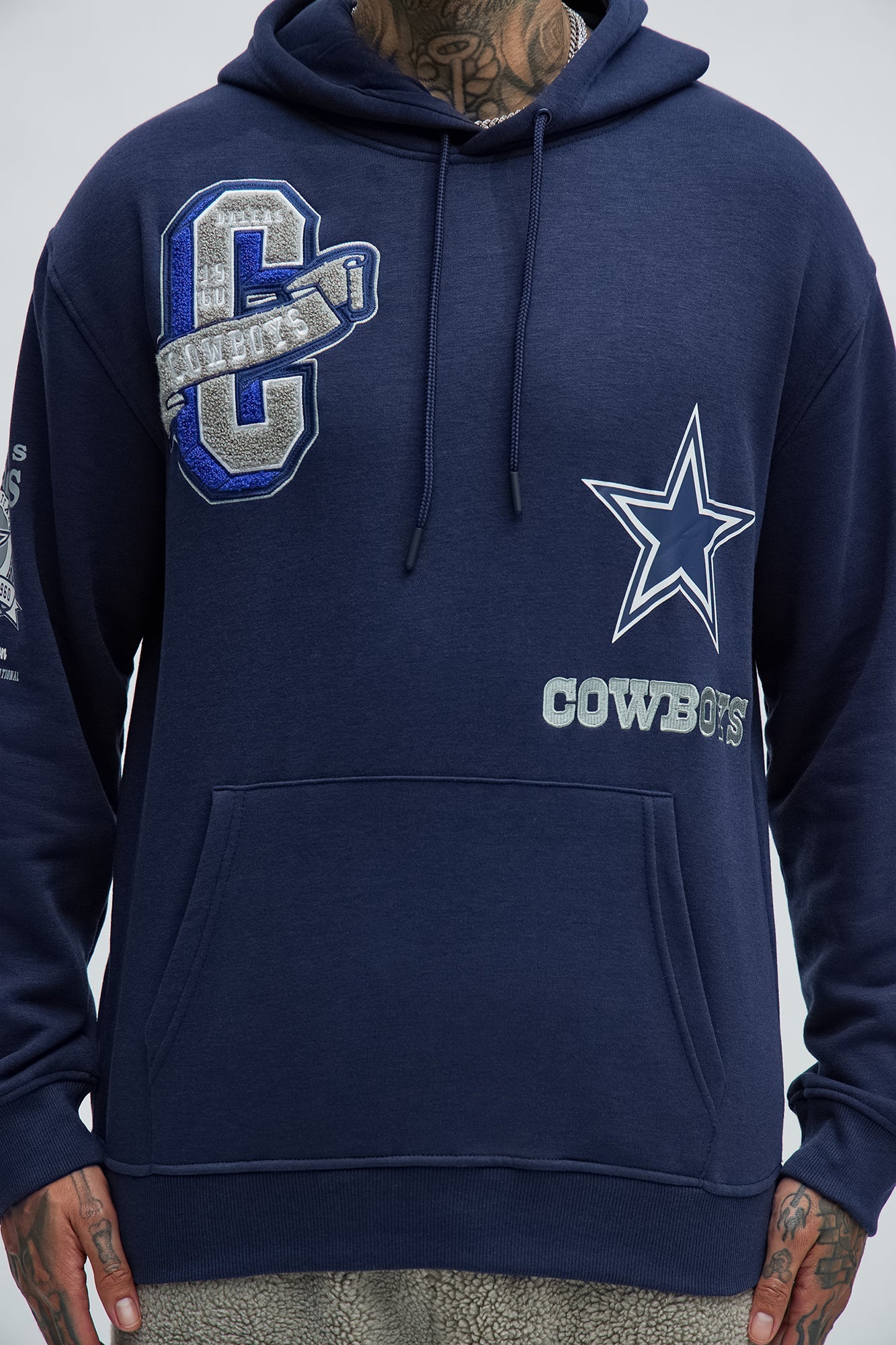 Cowboys Campus Hoodie - Navy Fashion Nova