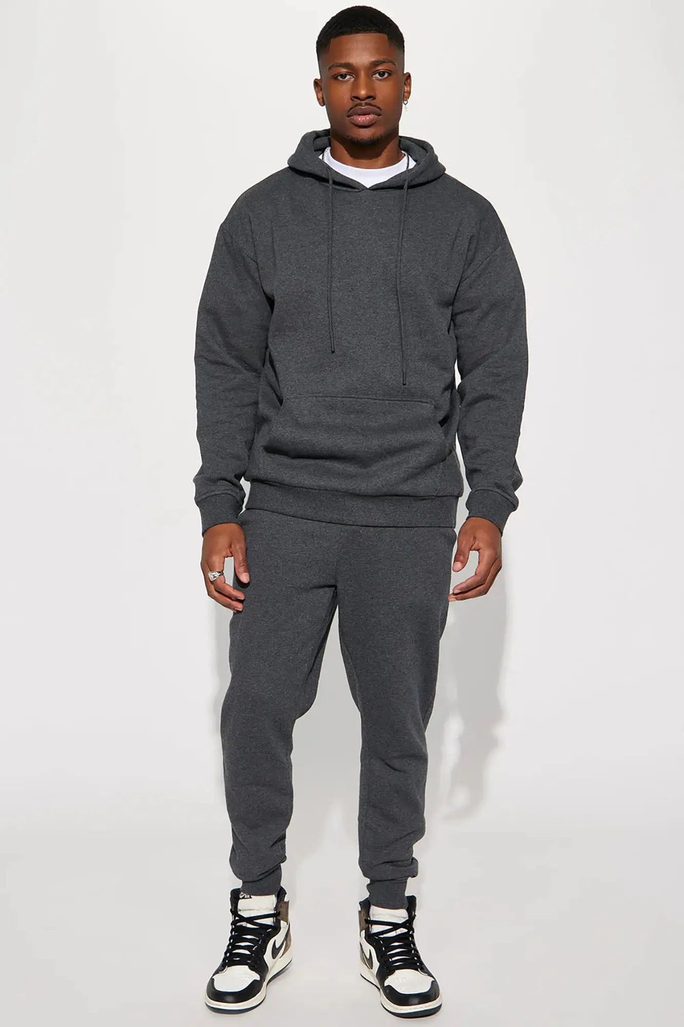 Tyson Hoodie - Charcoal Fashion Nova