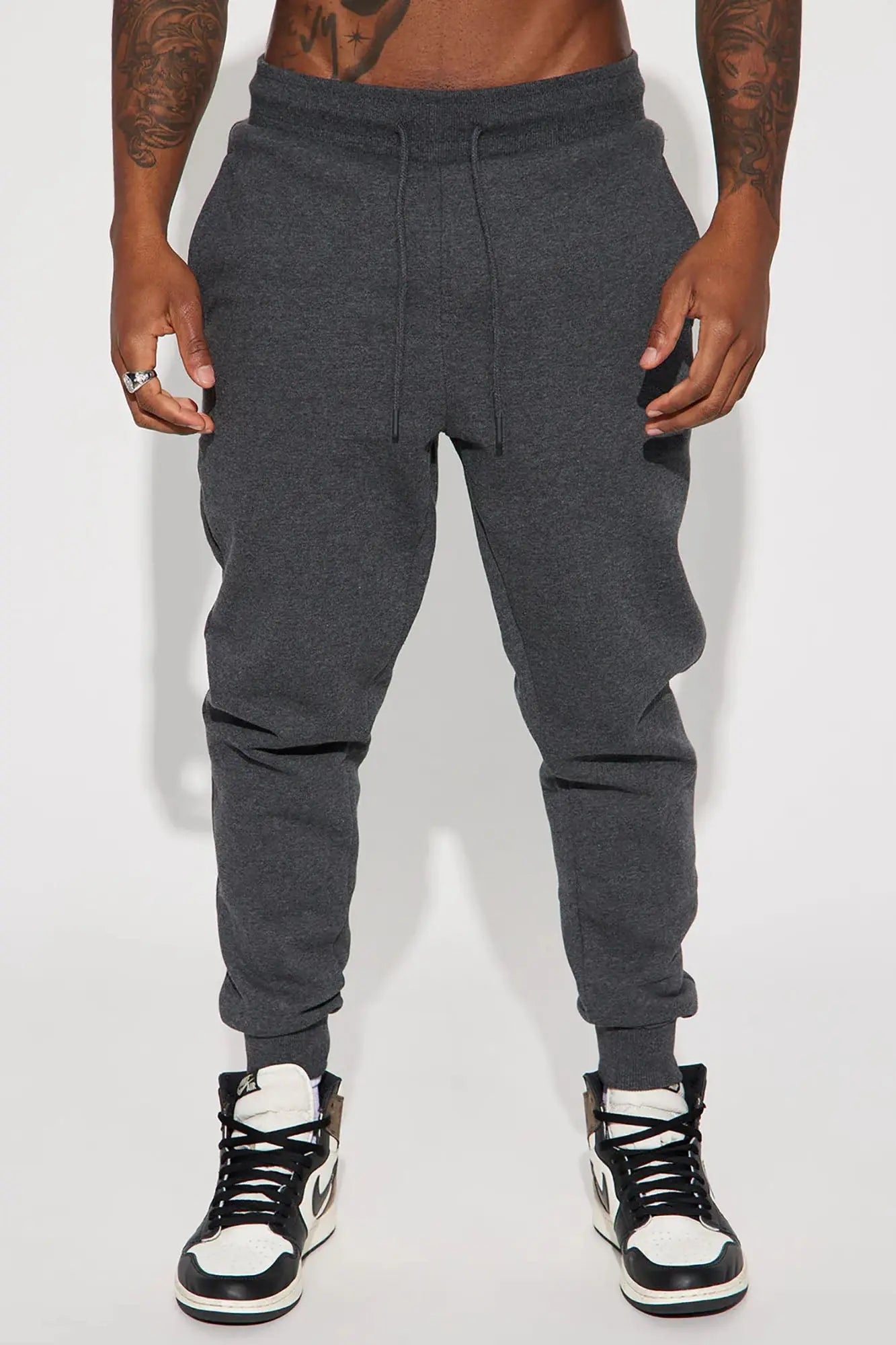 Tyson Jogger - Charcoal Fashion Nova