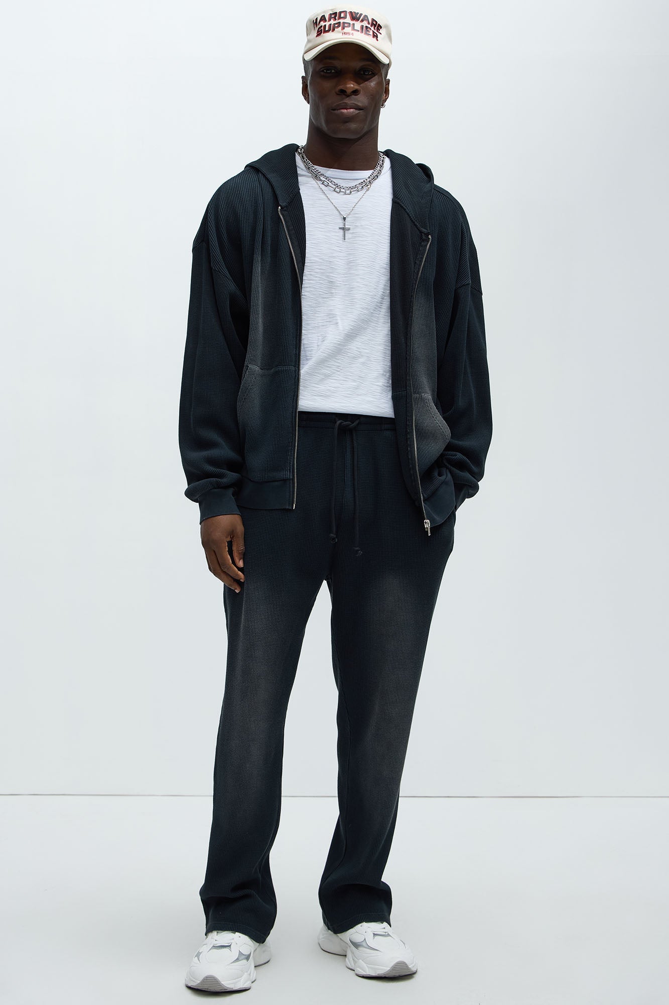 Modern Wash Zip Up Hoodie - Black Fashion Nova