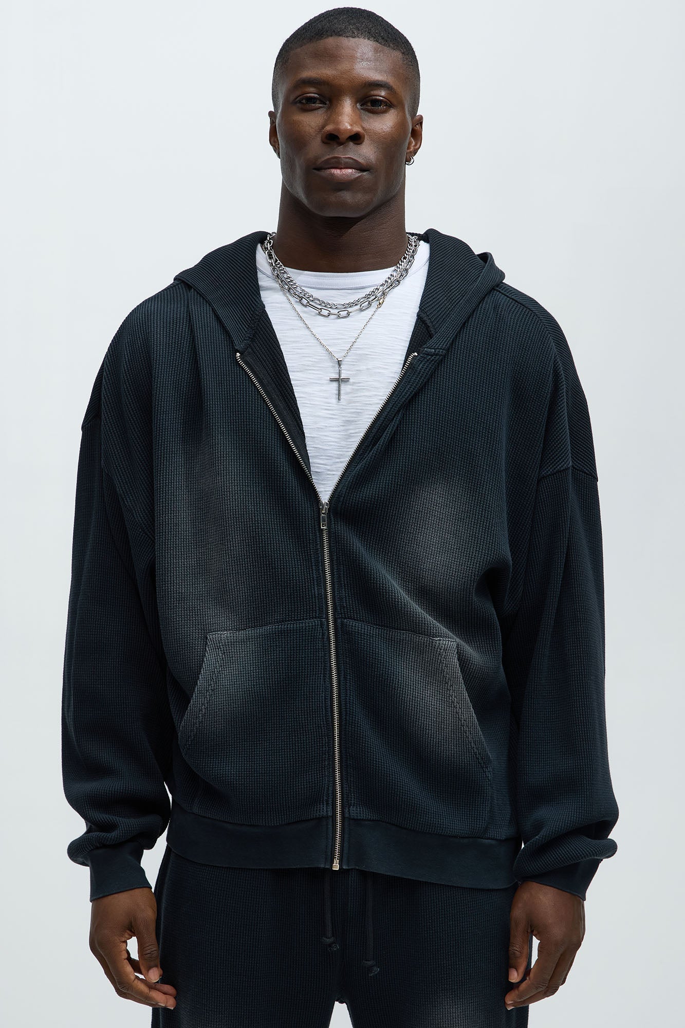 Modern Wash Zip Up Hoodie - Black Fashion Nova