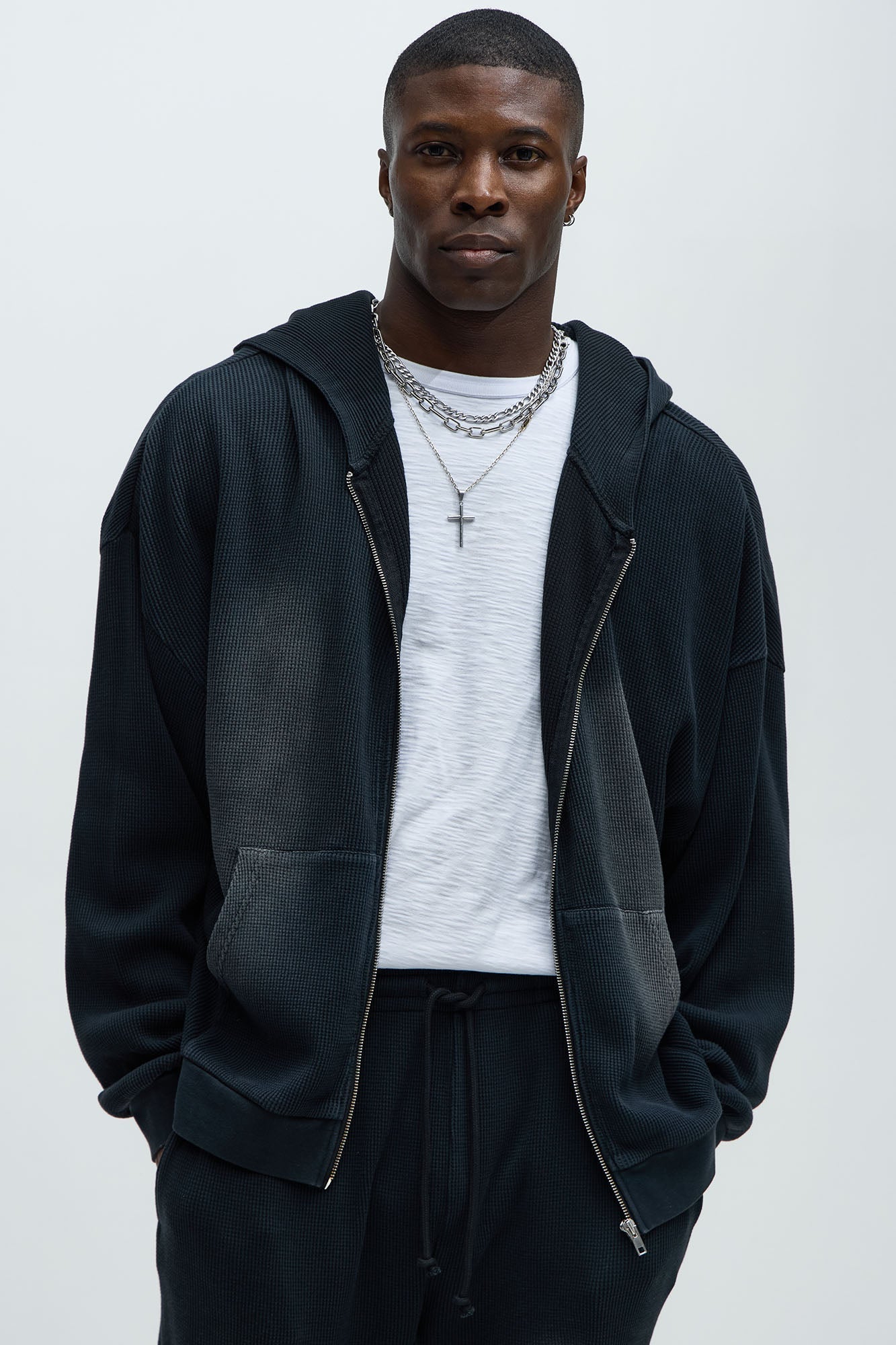 Modern Wash Zip Up Hoodie - Black Fashion Nova
