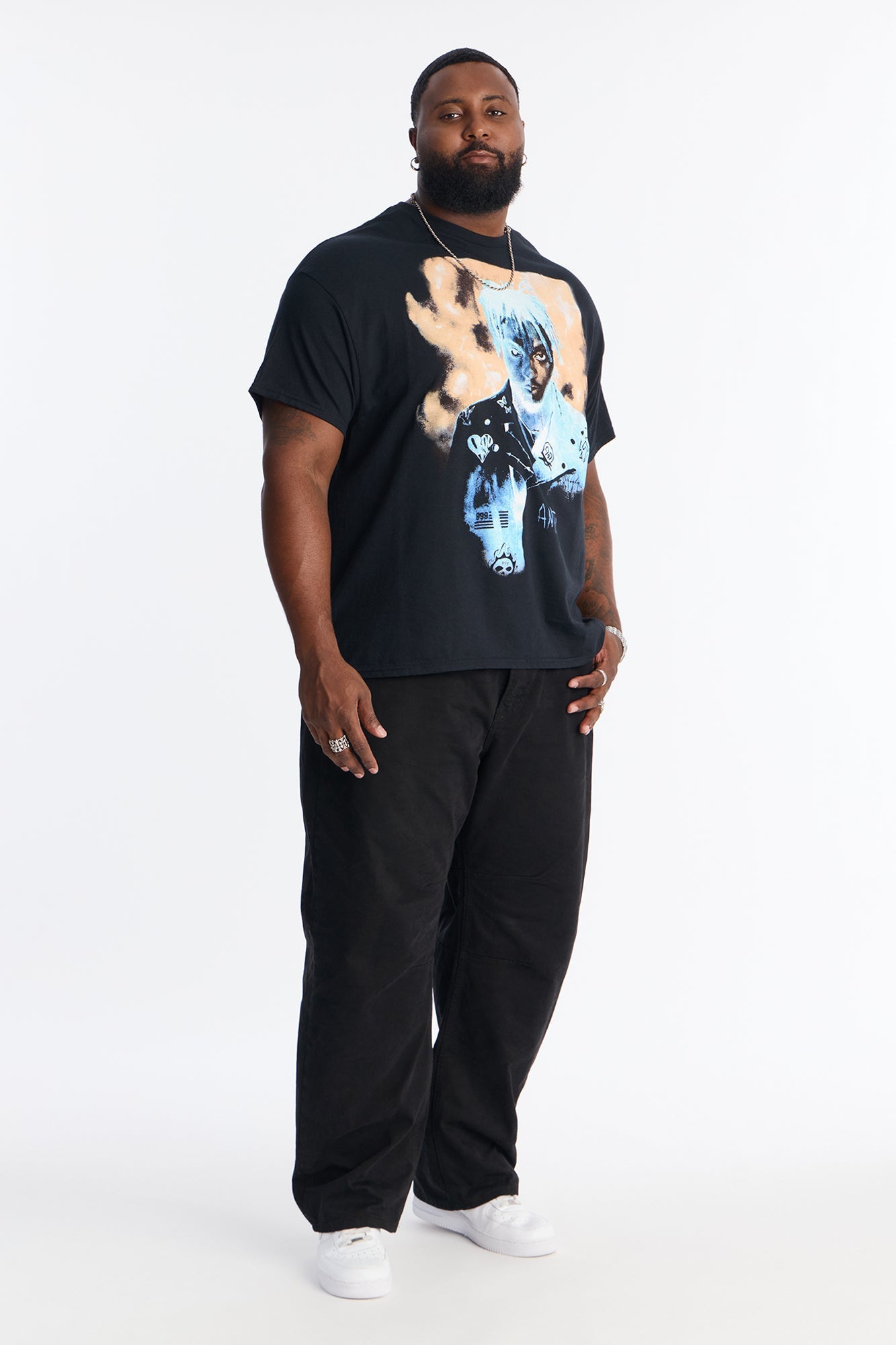 Juice WRLD Wishing Well Short Sleeve Tee - Black Fashion Nova