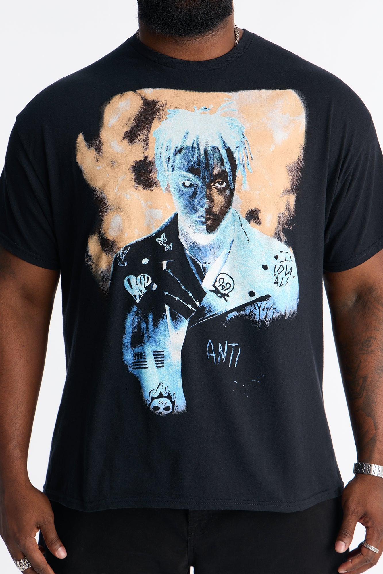 Juice WRLD Wishing Well Short Sleeve Tee - Black Fashion Nova