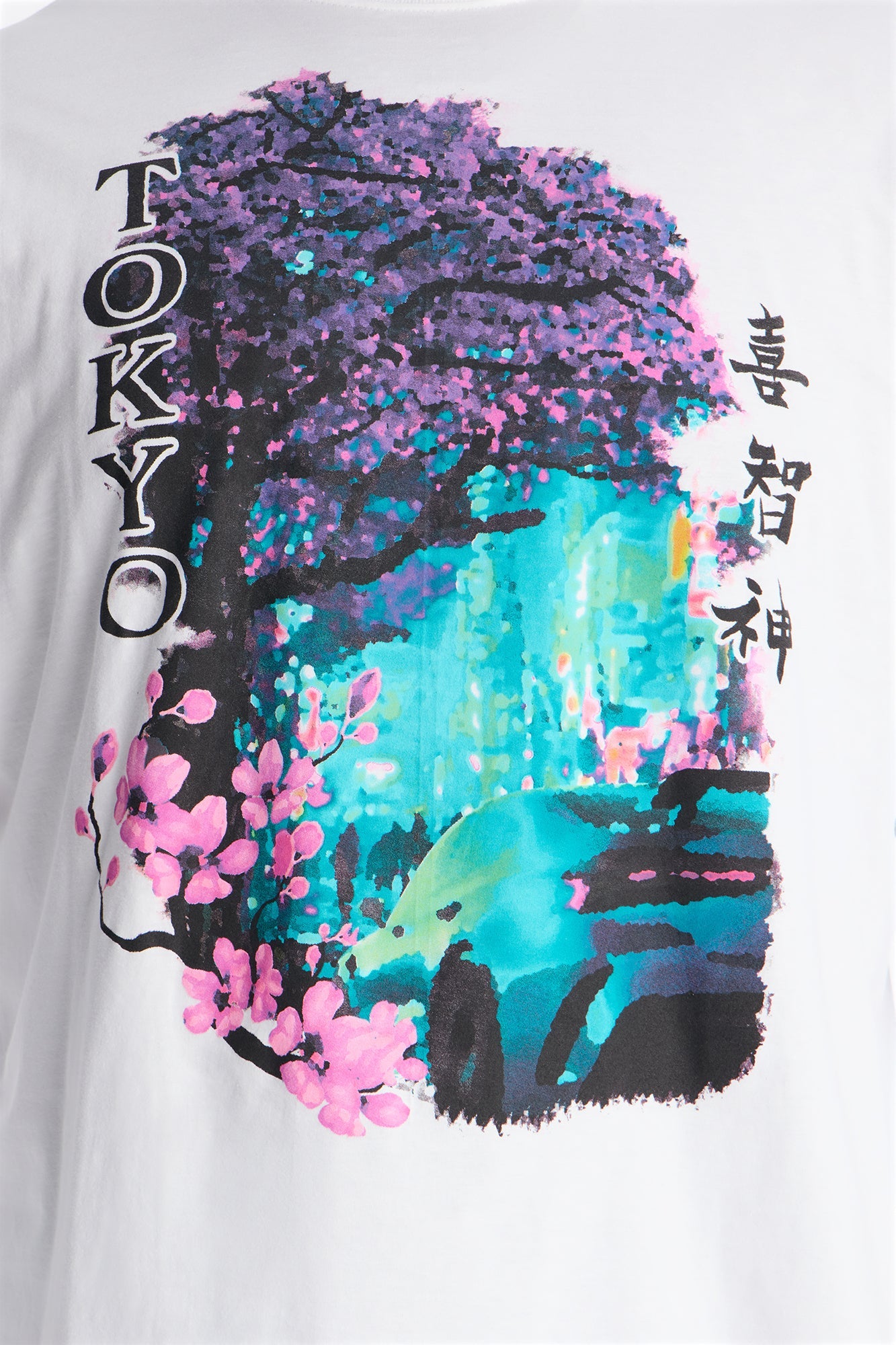 Tokyo Blossom Long Sleeve Tee - White Fashion Nova