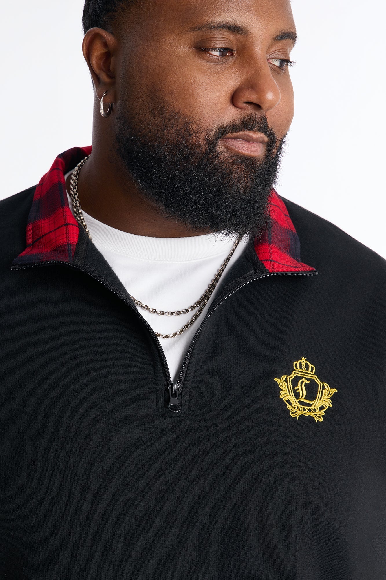 First Class Quarter Zip Sweatshirt - Black Fashion Nova