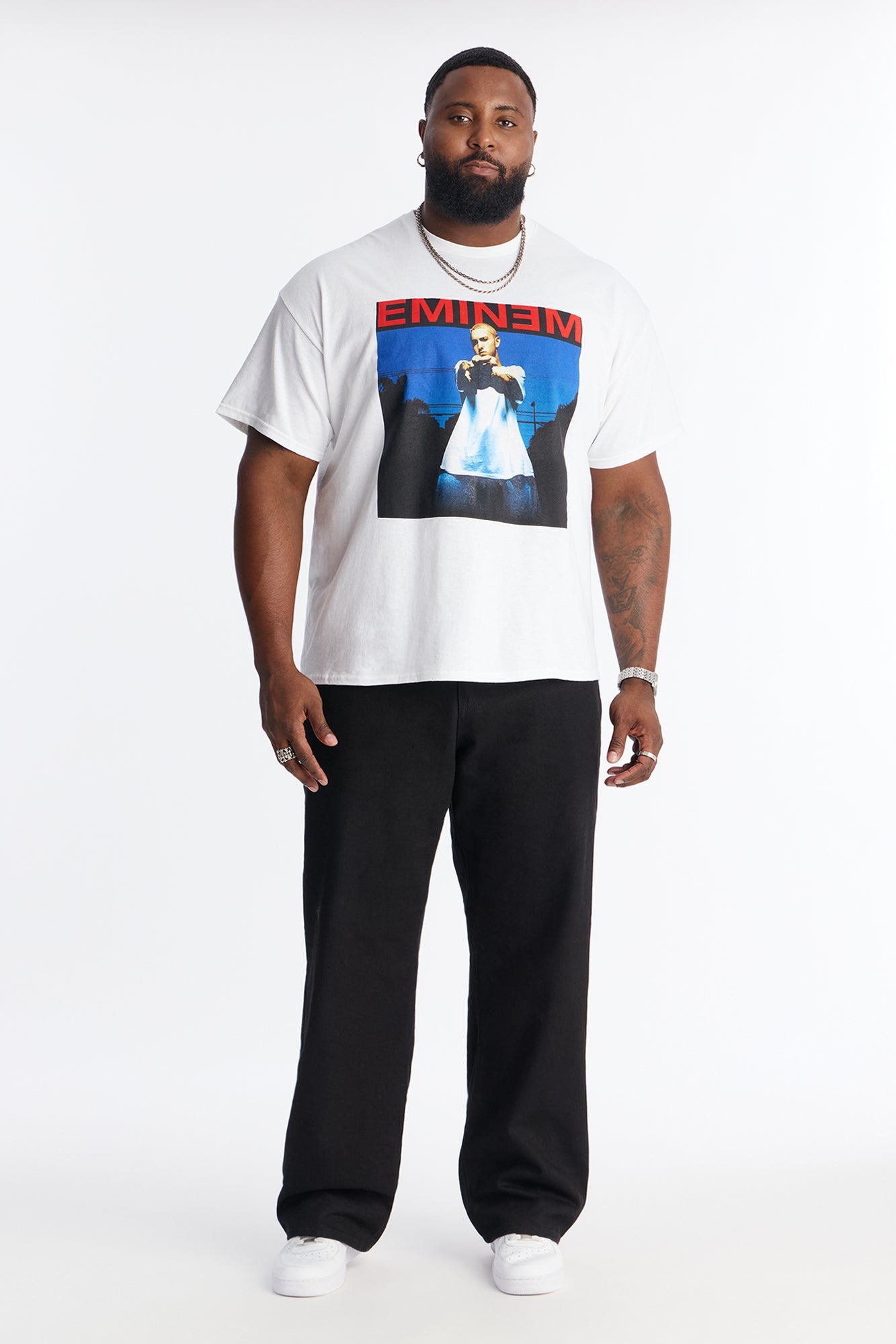 Eminem The Real Slim Shady Short Sleeve Tee - White Fashion Nova