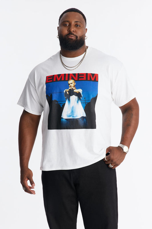 Eminem The Real Slim Shady Short Sleeve Tee - White Fashion Nova