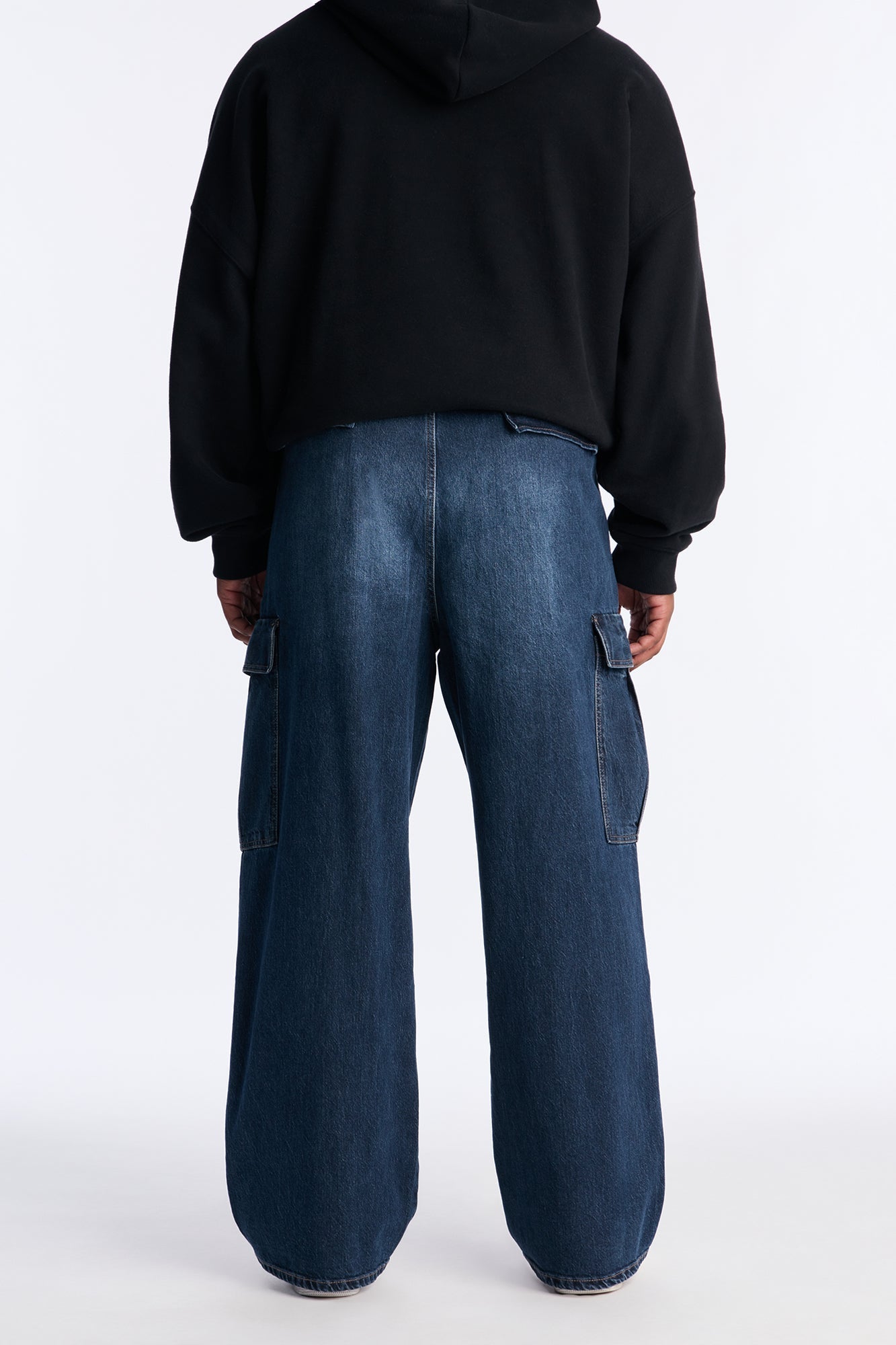 Von Dutch Straight Cargo Patch Jean - Dark Wash Fashion Nova