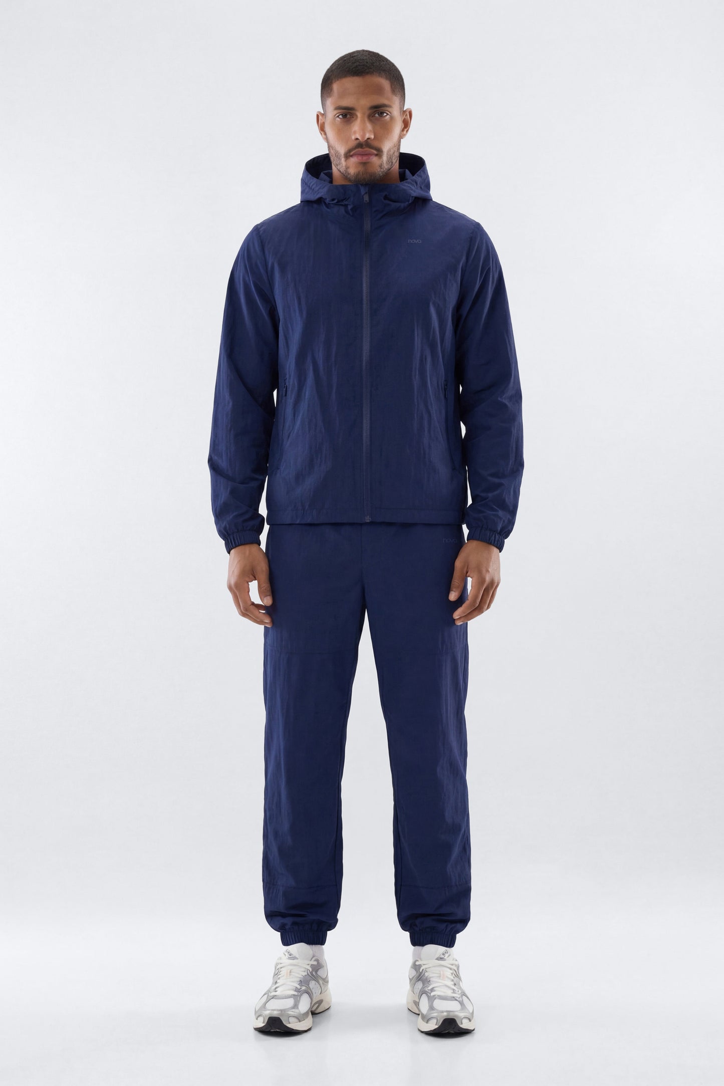 CoreNylon 32″ Track Pant - Navy Fashion Nova