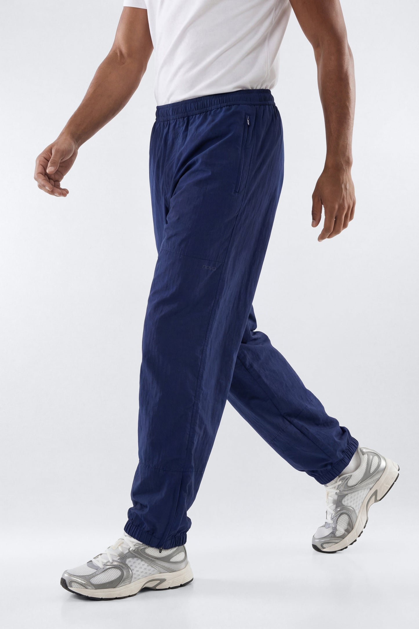 CoreNylon 32″ Track Pant - Navy Fashion Nova