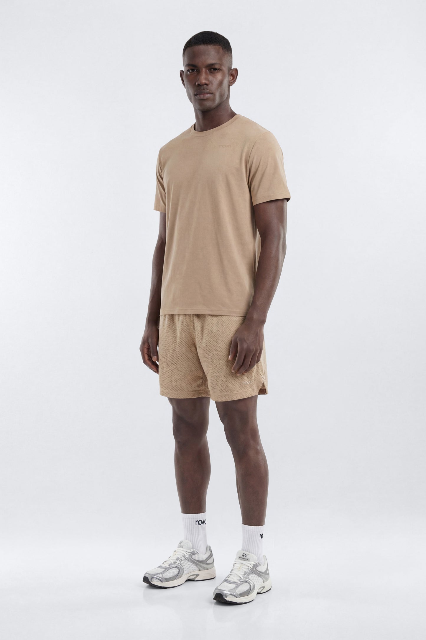DryCore™ Crew Neck Active T-Shirt - Taupe Fashion Nova
