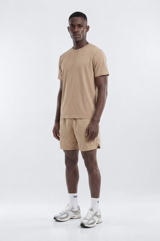 DryCore™ Crew Neck Active T-Shirt - Taupe Fashion Nova