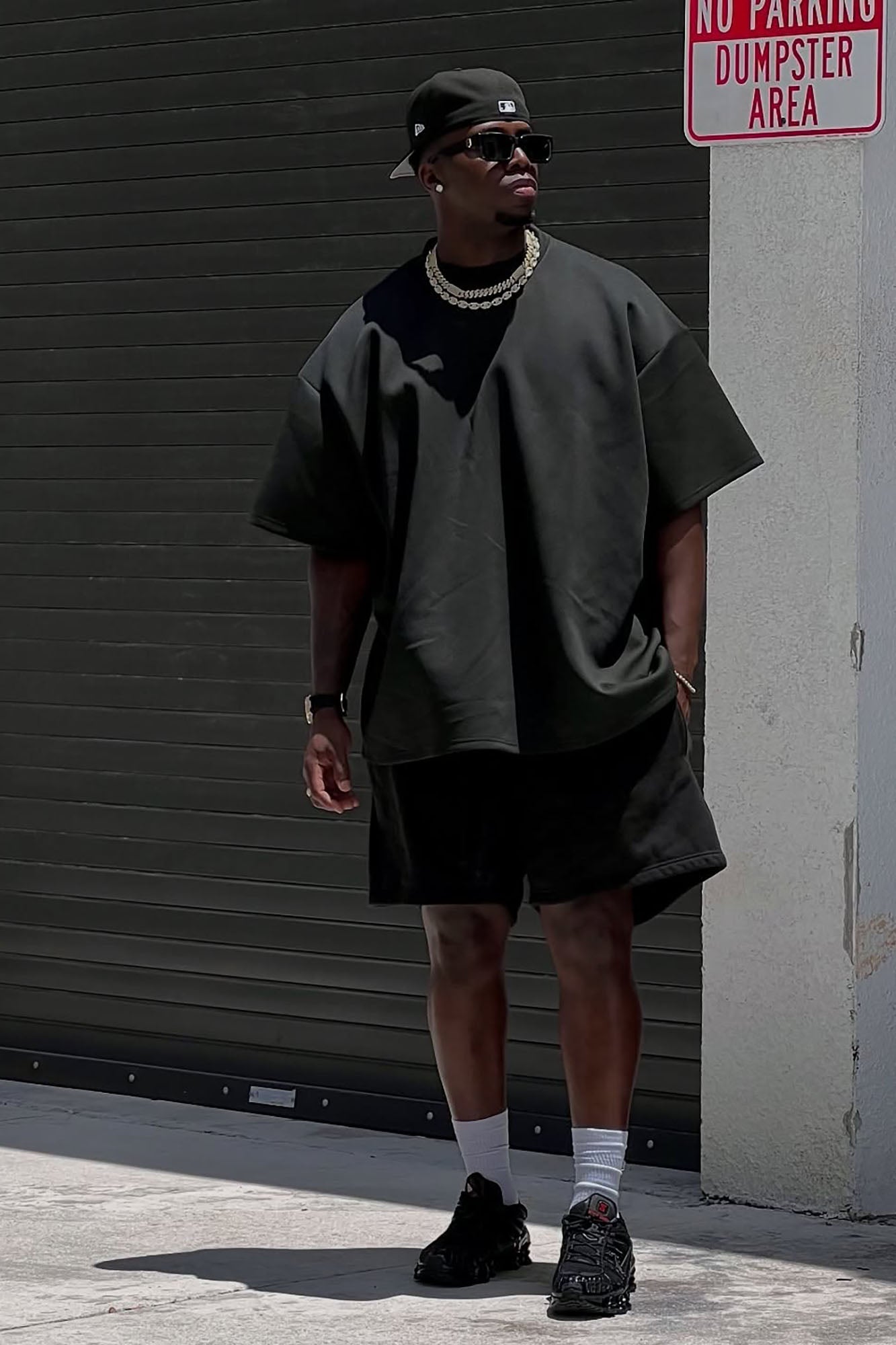 Oversized Heavyweight Tee 240GSM - Black Fashion Nova