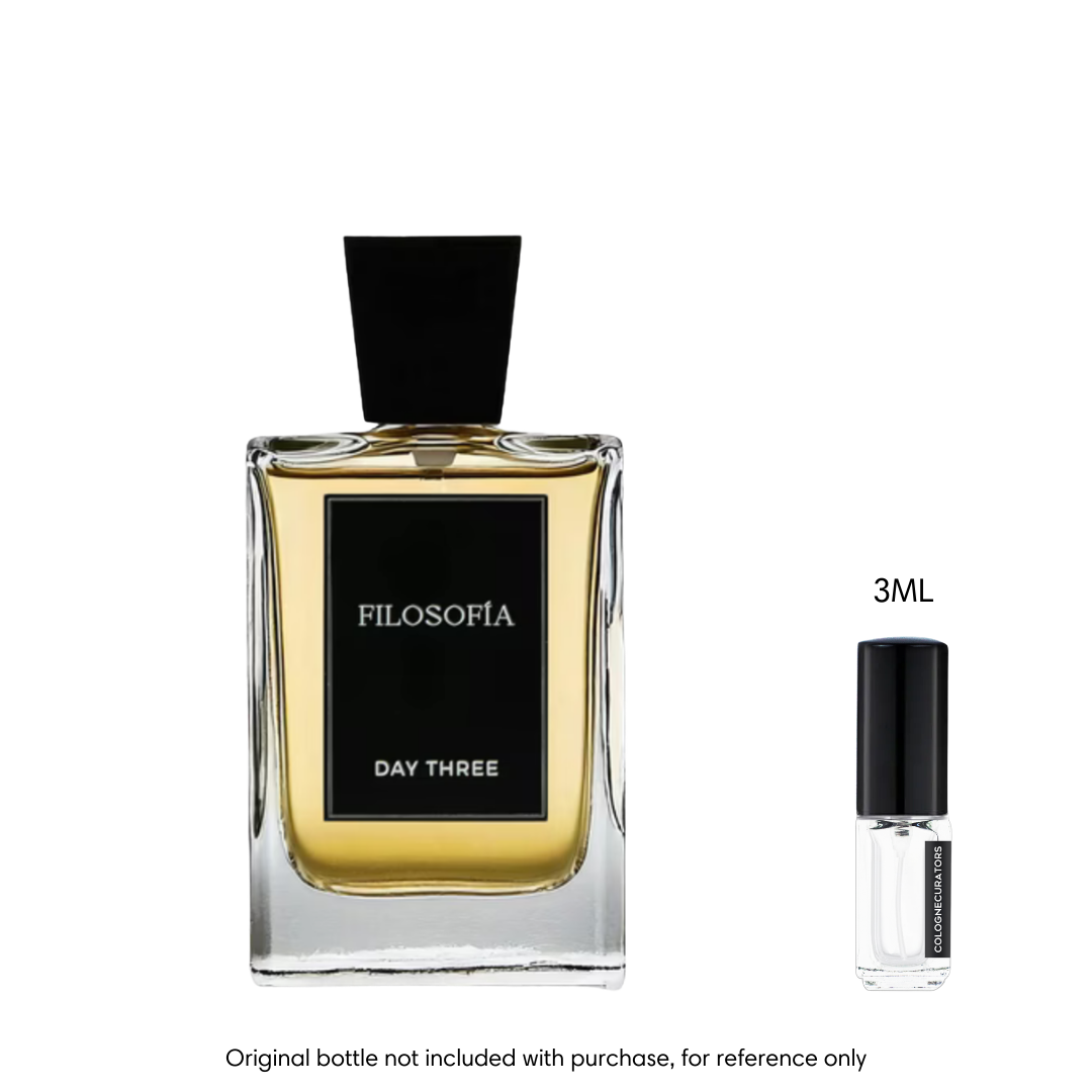 SAMPLE - Day Three Fragrances Filosofia Extrait Day Three Fragrances