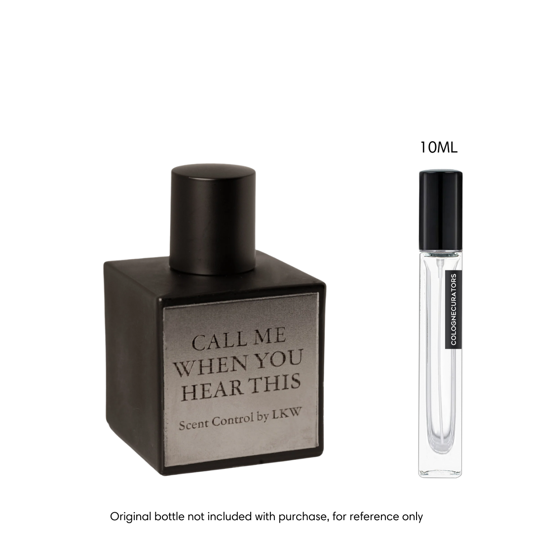 SAMPLE - Scent Control by LKW Call Me When You Hear This EDP Scent Control by LKW