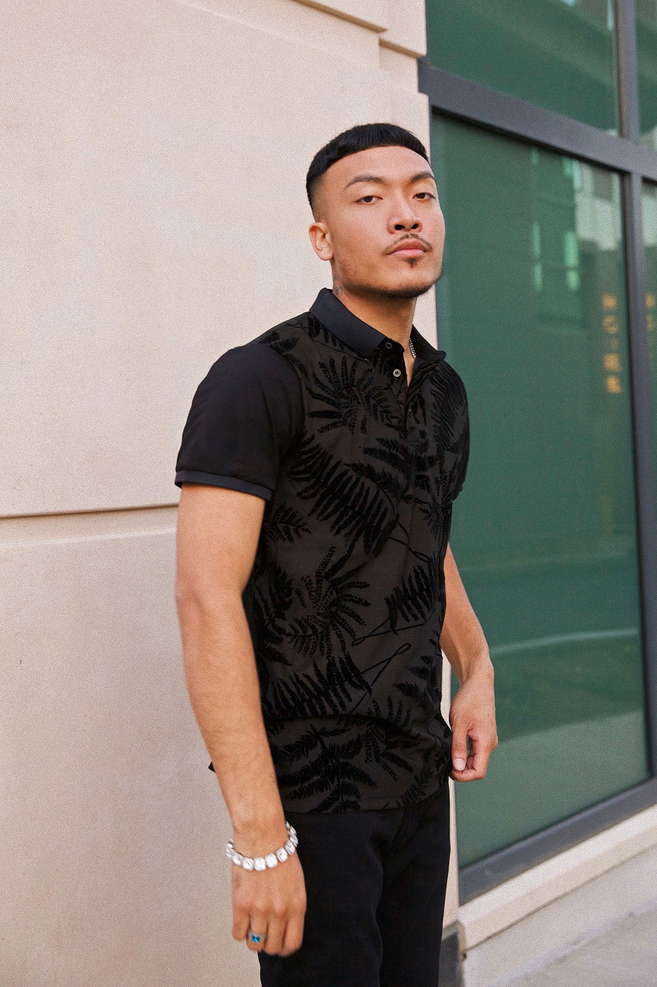 Breezy Short Sleeve Polo - Black Fashion Nova
