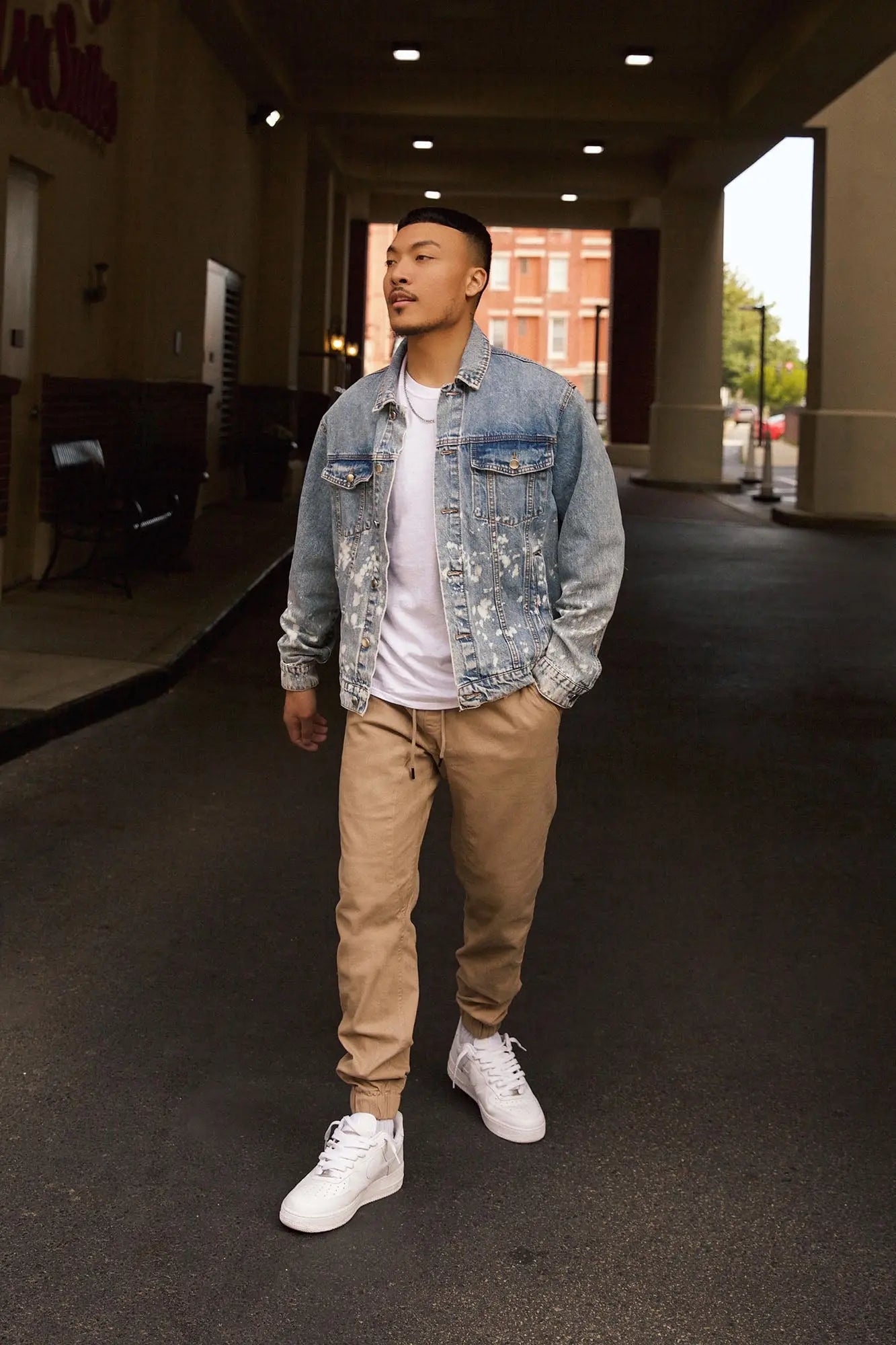 Colin Skinny Jogger - Khaki Fashion Nova