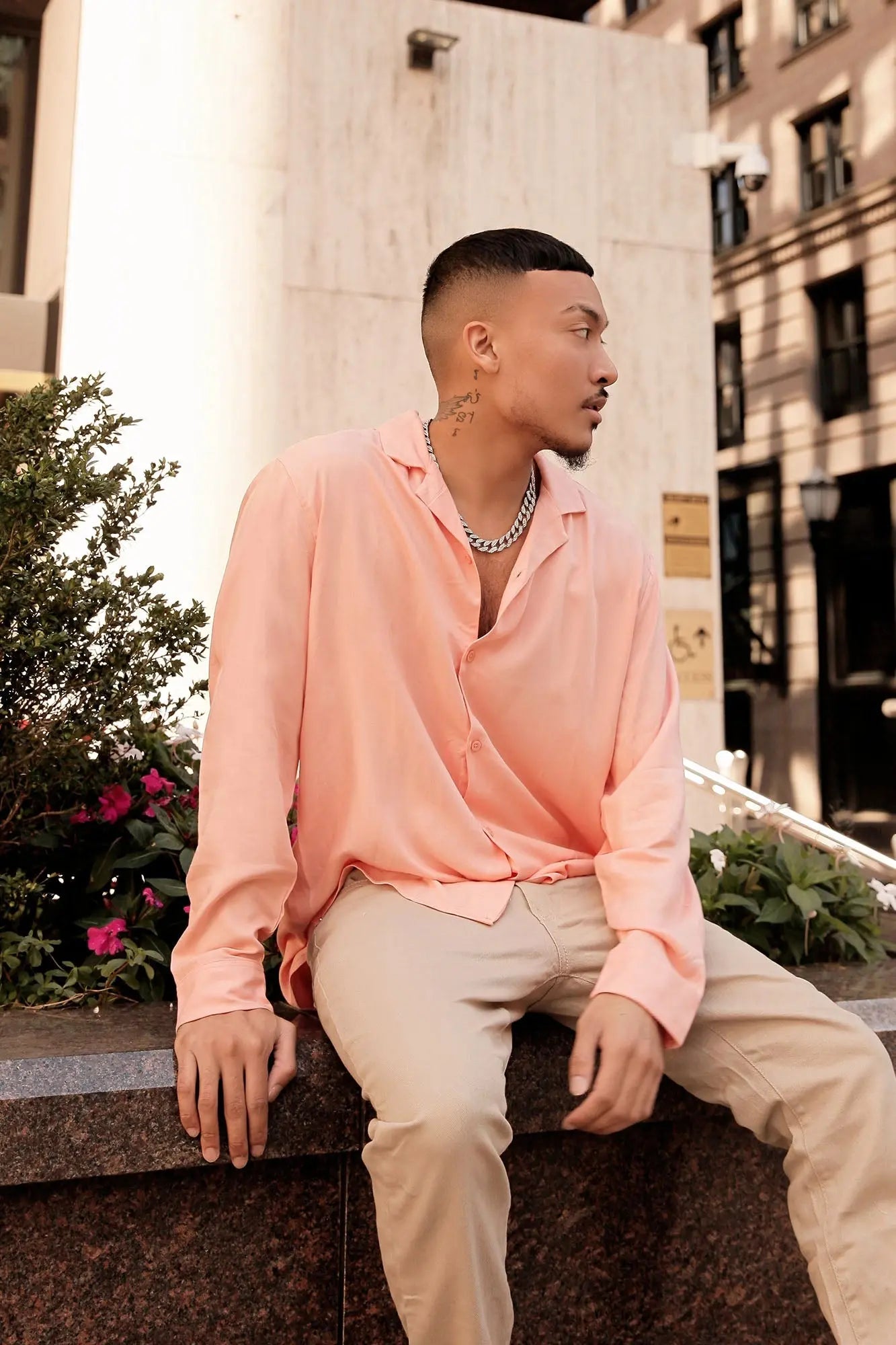 Dawson Relaxed Long Sleeve Button Up Shirt - Mauve Fashion Nova